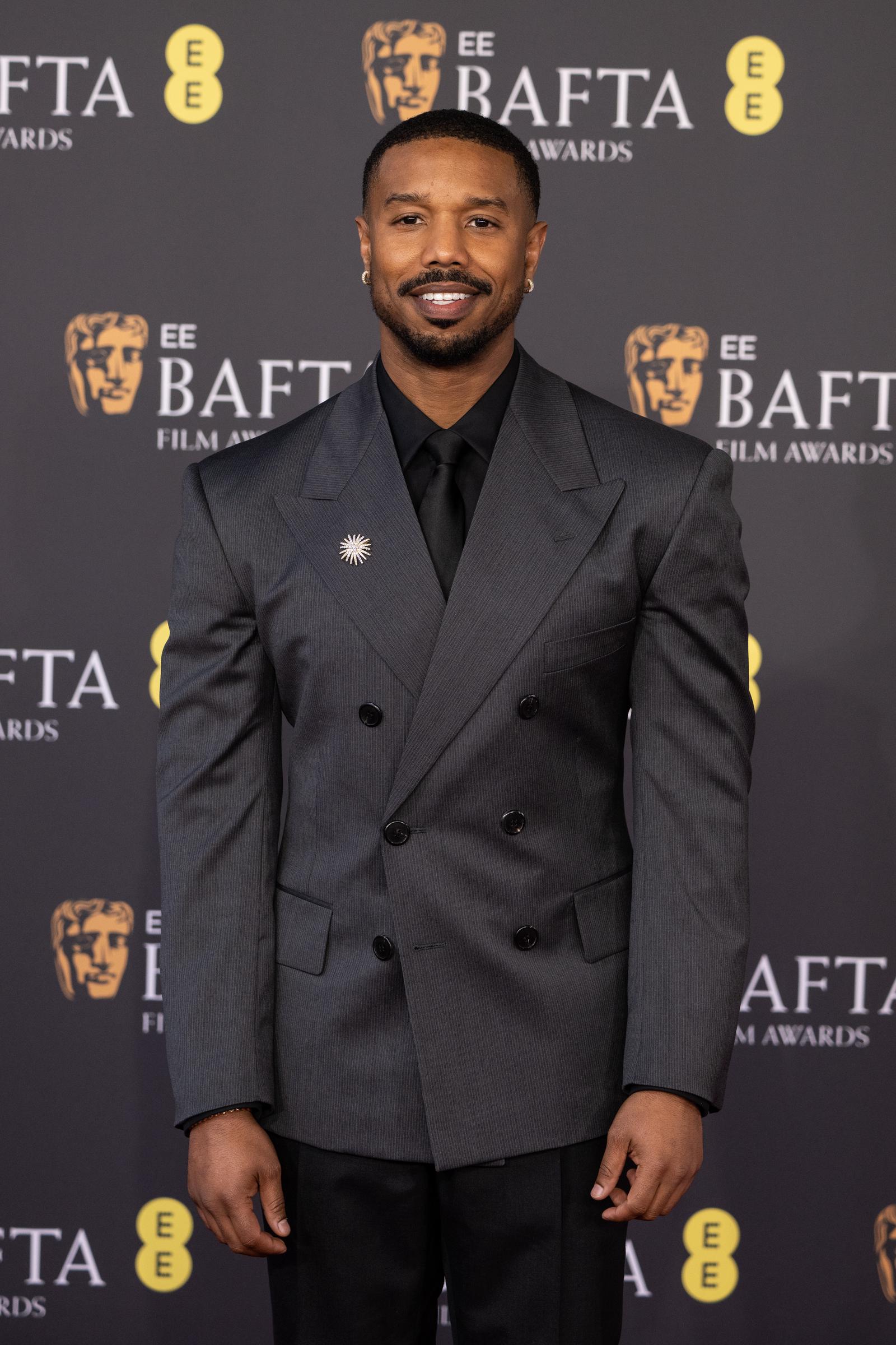 Michael B. Jordan attends the 79th BAFTA Film Awards at The Royal Festival Hall on February 22, 2026, in London, England | Source: Getty Images