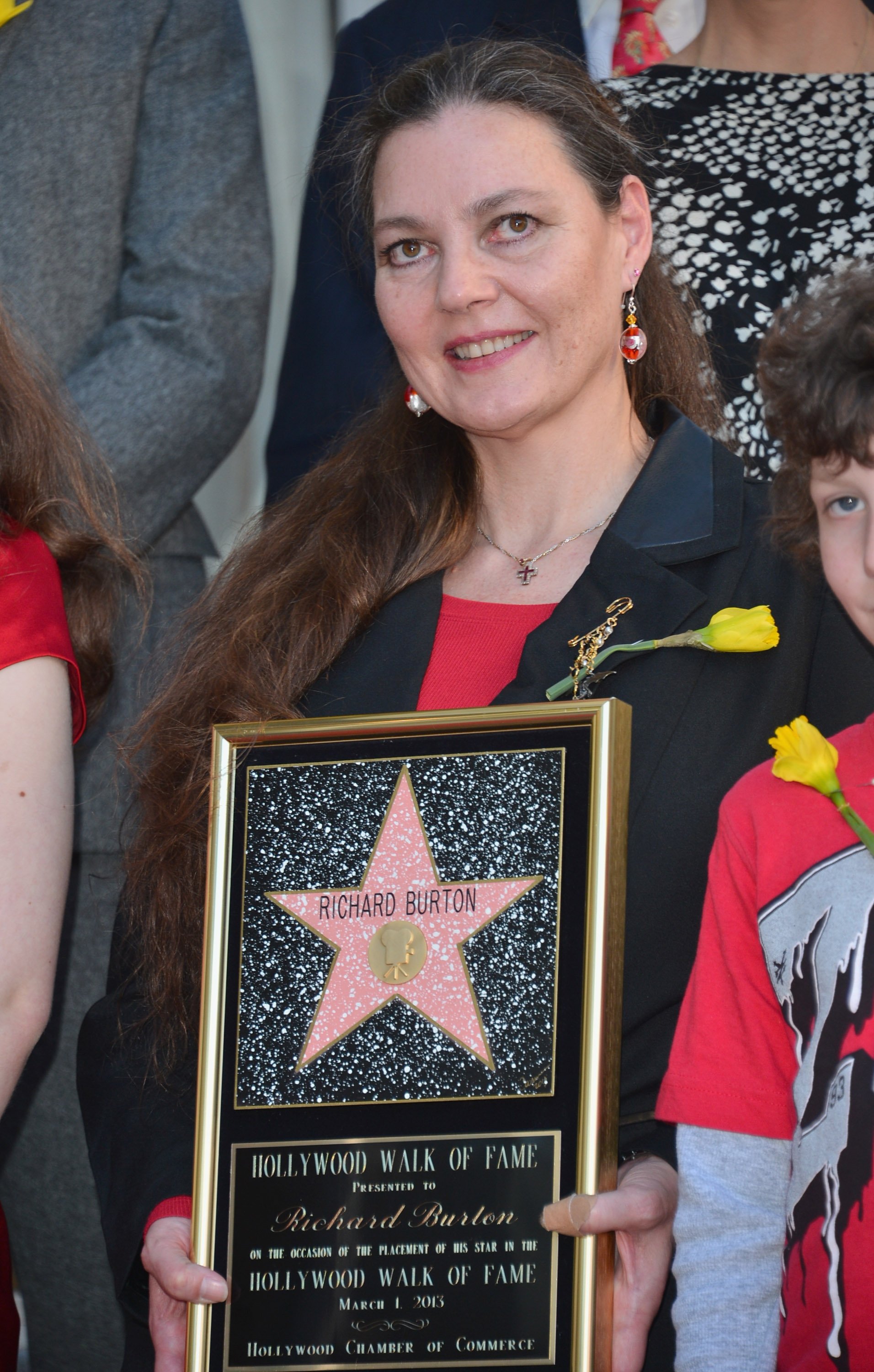 Maria Burton attends a ceremony honoring her father Richard Burton with a star on the Hollywood Walk of Fame on March 1, 2013, in Hollywood, California. | Source: Getty Images