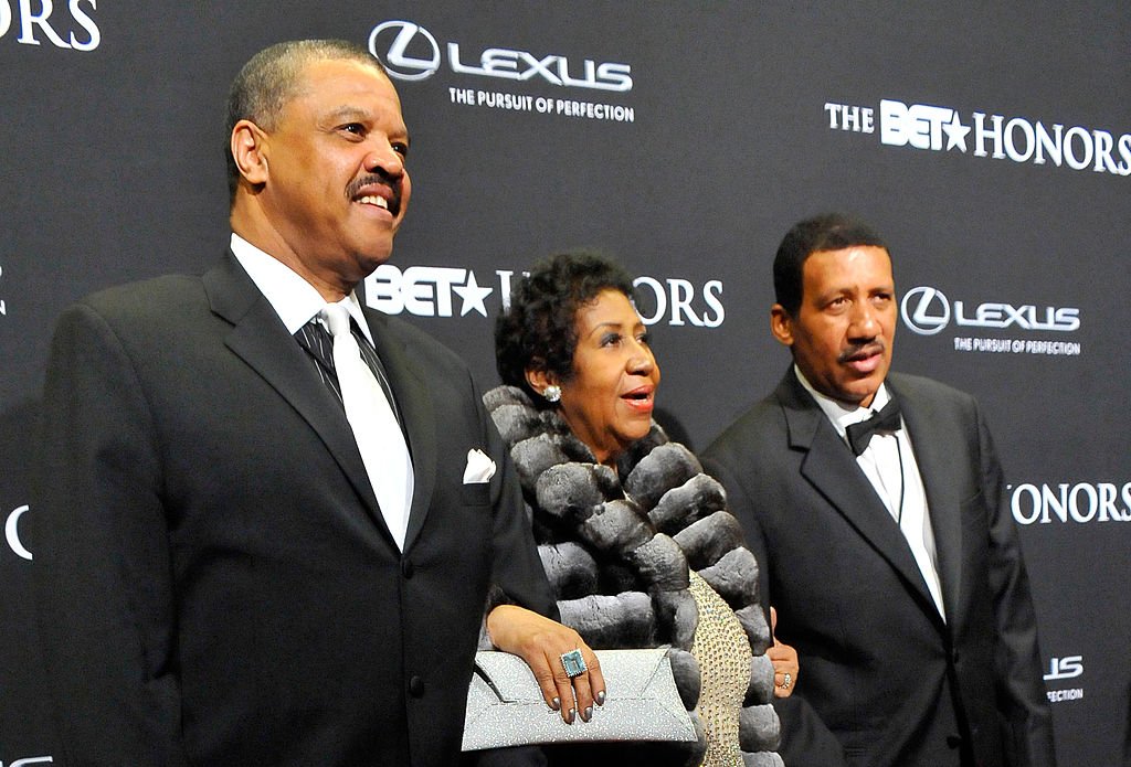 William Wilkerson, singer Aretha Franklin, and Edward Franklin attend BET Honors 2014 at Warner Theatre on February 8, 2014 in Washington | Source: Getty Images