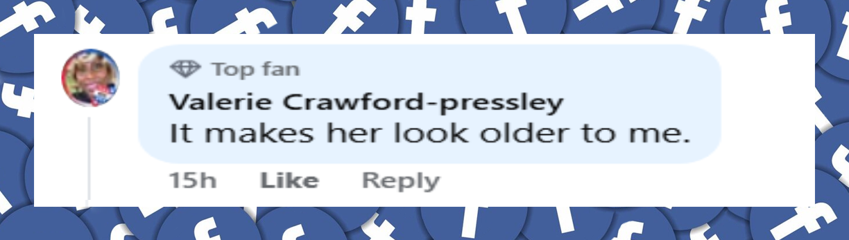 A netizen's comment about Tyra Banks' outfit for the Fashion Trust Awards held on November 22, 2025 | Source: Facebook/Fashion4Life