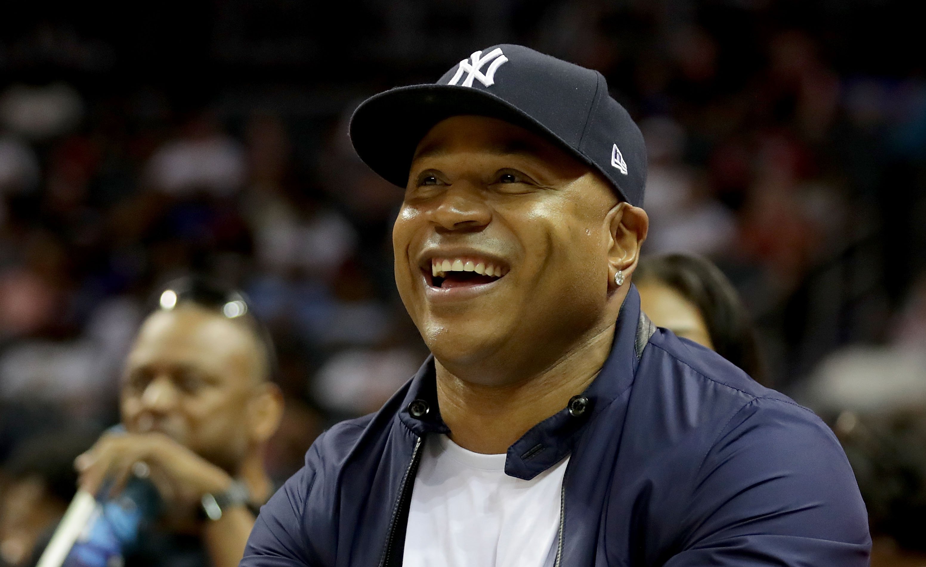 LL Cool J looks on during week two of the BIG3 three on three basketball league at Spectrum Center on July 2, 2017. | Photo: Getty Images