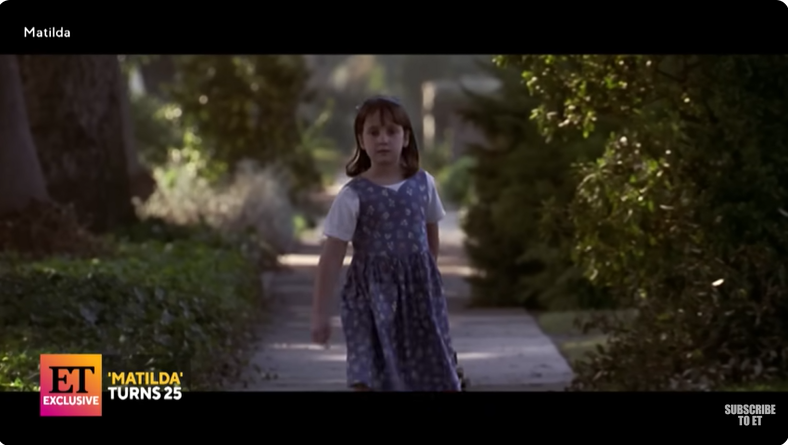 Mara Wilson on "Matilda" from a YouTube video dated August 8, 2021 | Source: Youtube/@EntertainmentTonight