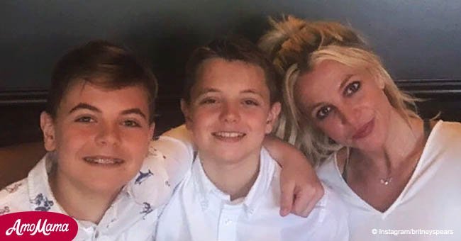 Britney Spears' son steals phone and pranks her