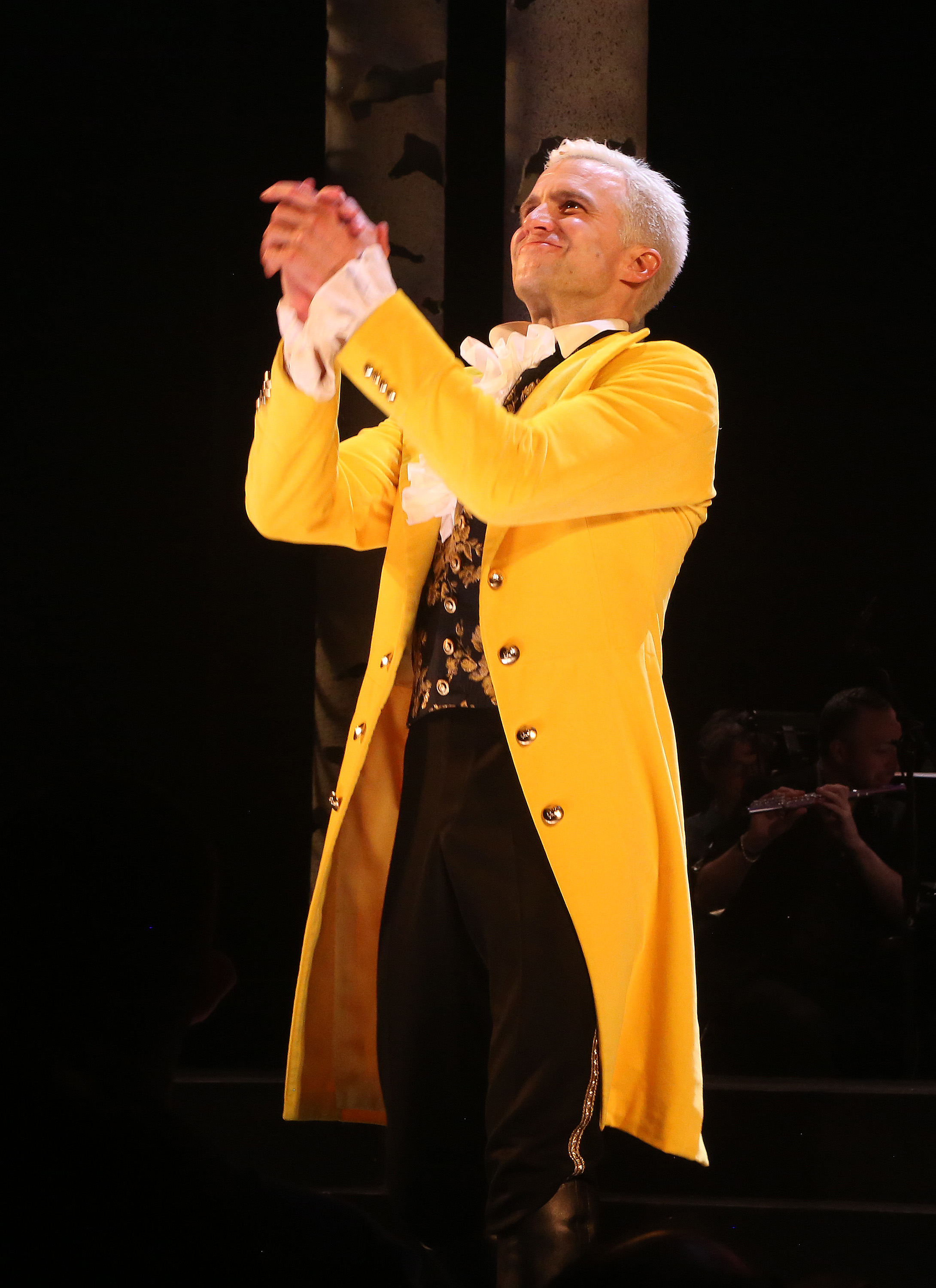 Gavin Creel as the wolf/Cinderella’s prince during the curtain call of Stephen Sondheim's "Into the Woods" on Broadway in New York City, on June 29, 2022 | Source: Getty Images