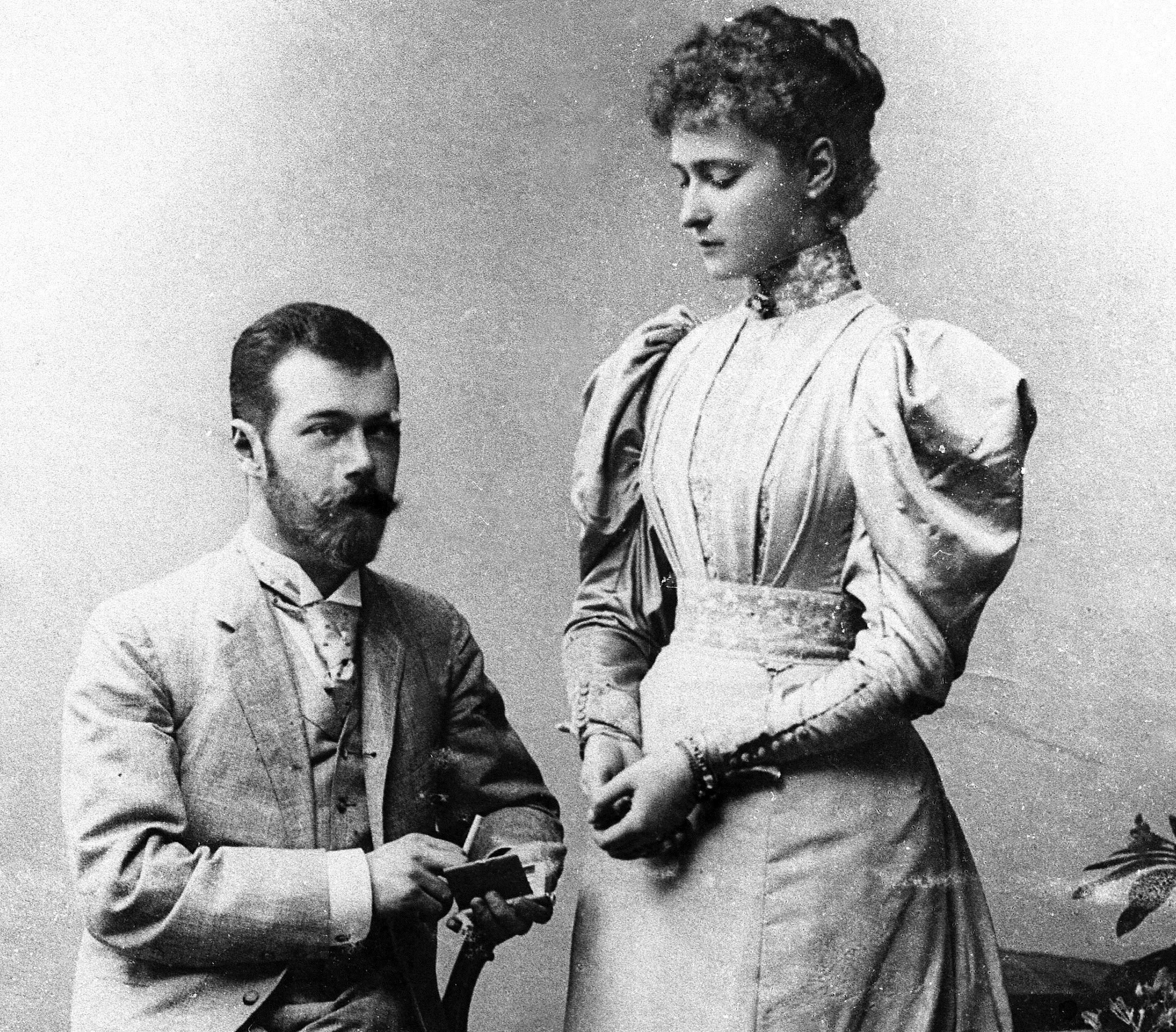 El zar Nikolái II y su esposa, la zarina Alexandra Feodorovna. | Foto: Getty Images