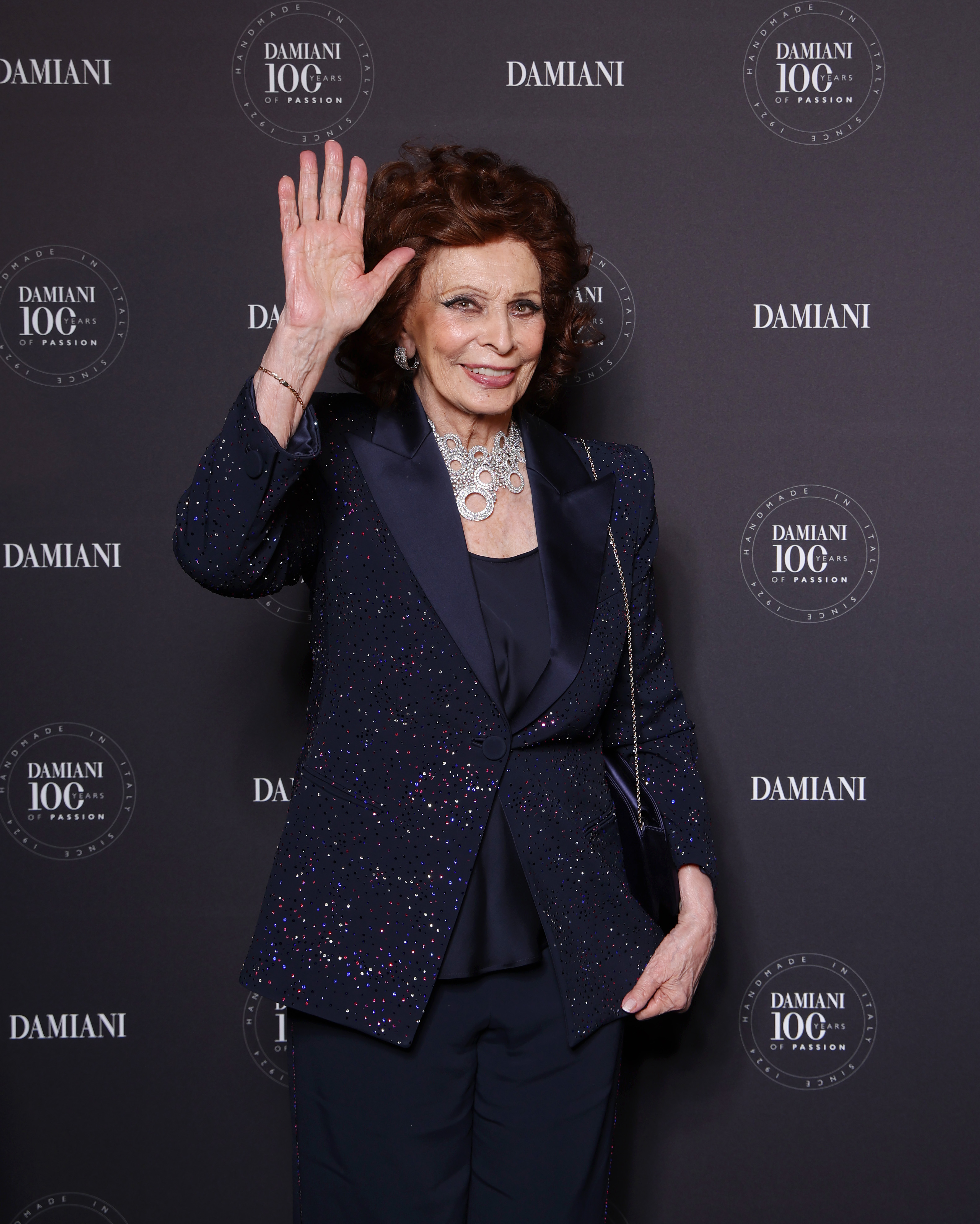 Sophia Loren at the Damiani Centenary Gala Dinner on March 14, 2024, in Milan, Italy. | Source: Getty Images