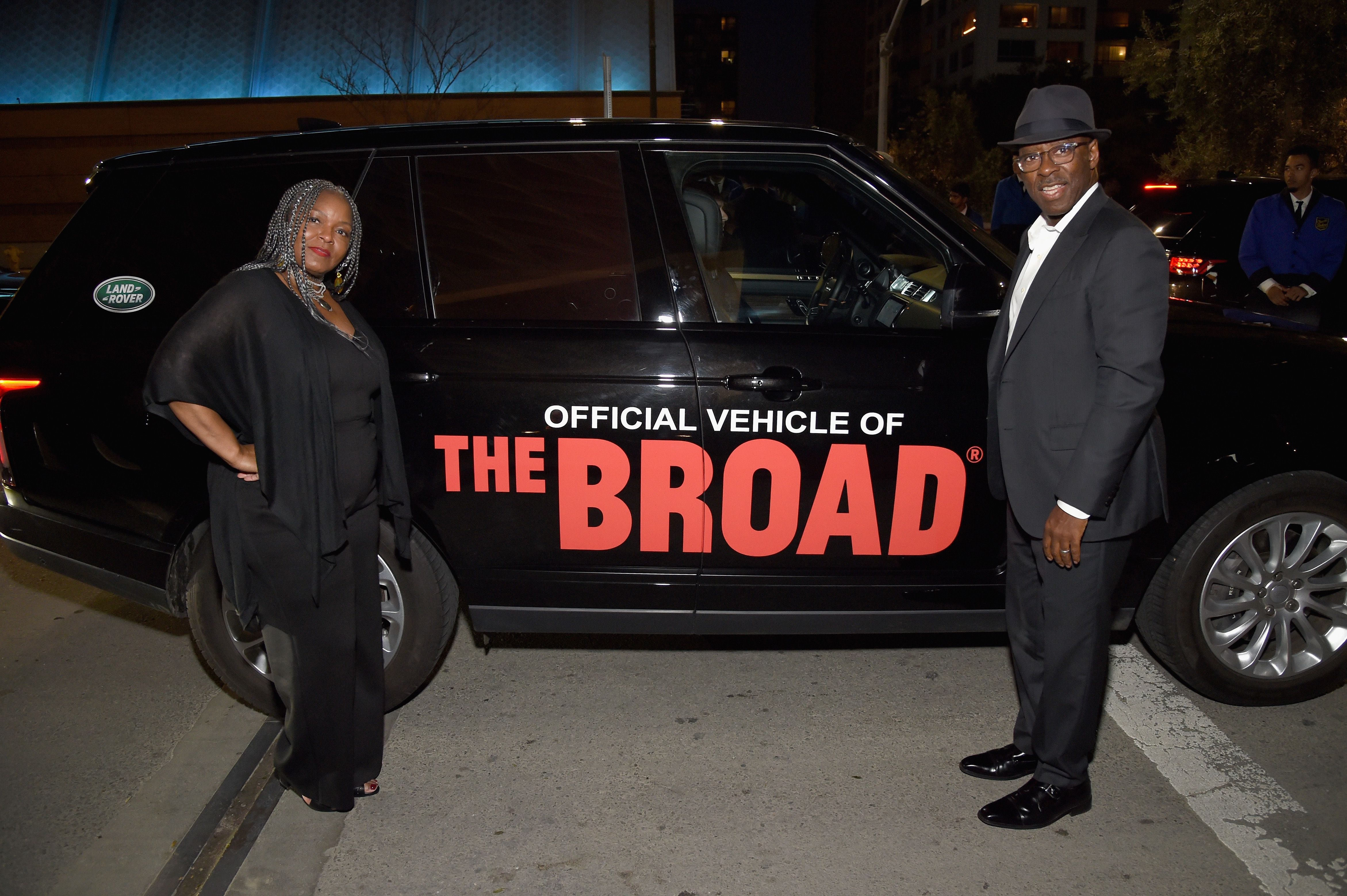 D'nette Bassett (L) and Courtney B. Vance arrived with Land Rover to The Broad museum's opening celebration of its new art exhibition, Soul of a Nation: Art in the Age of Black Power 1963-1983 on March 22, 2019, in Los Angeles, California | Source: Getty Images