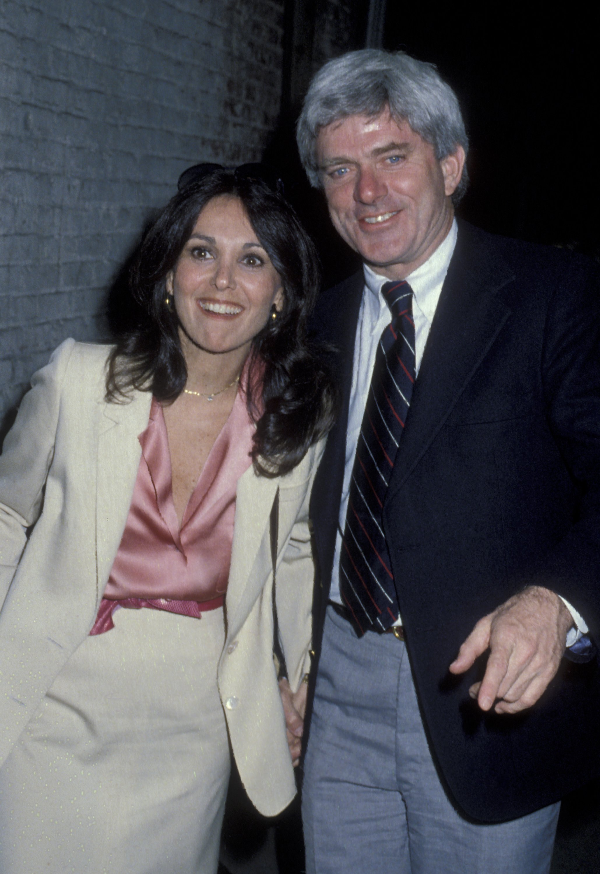 Marlo Thomas and Phil Donahue attend the opening of "The Goodbye People" on April 30, 1979 at the Belasco Theater in New York City | Source: Getty Images 