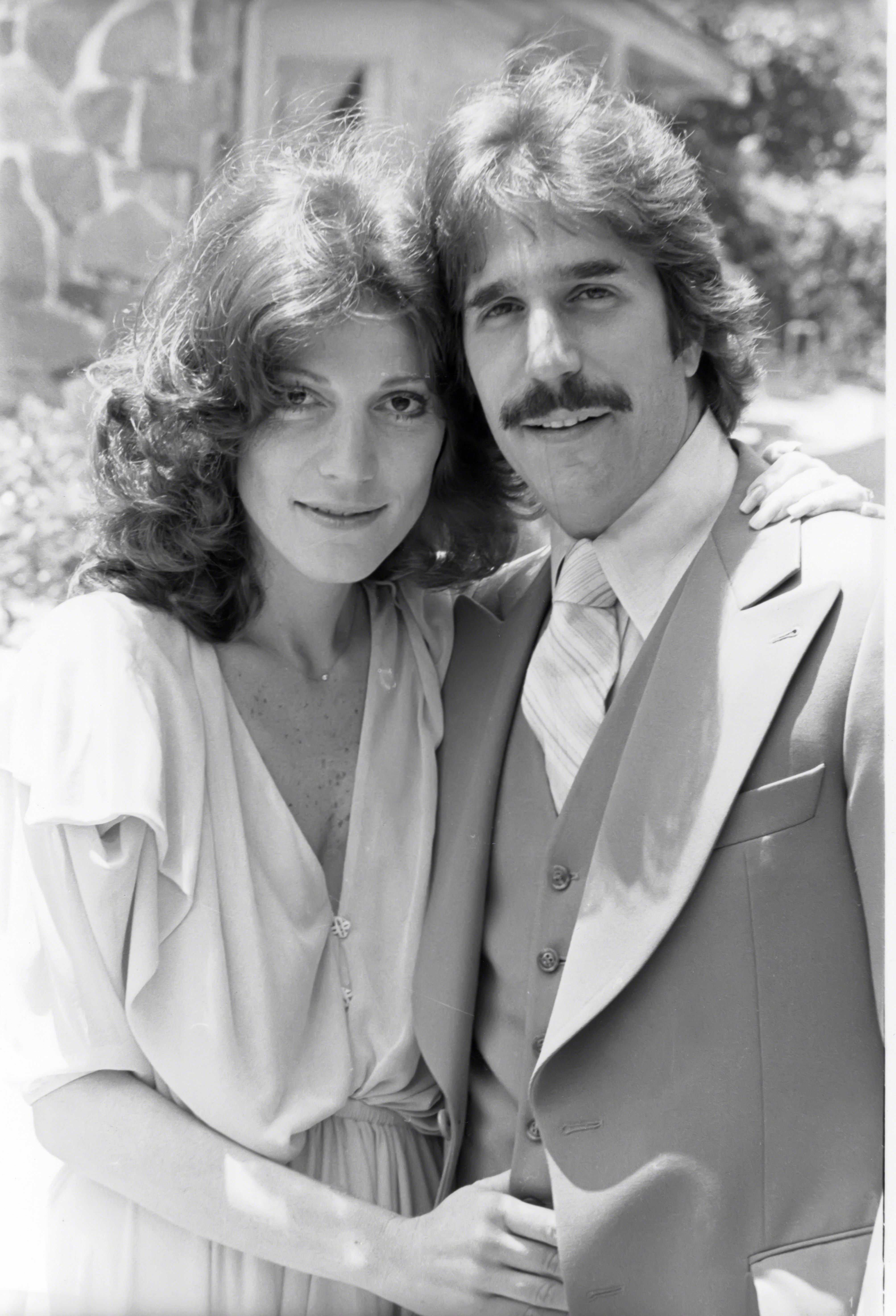 An undated image of Stacey Weitzman and Henry Winkler | Source: Getty Images