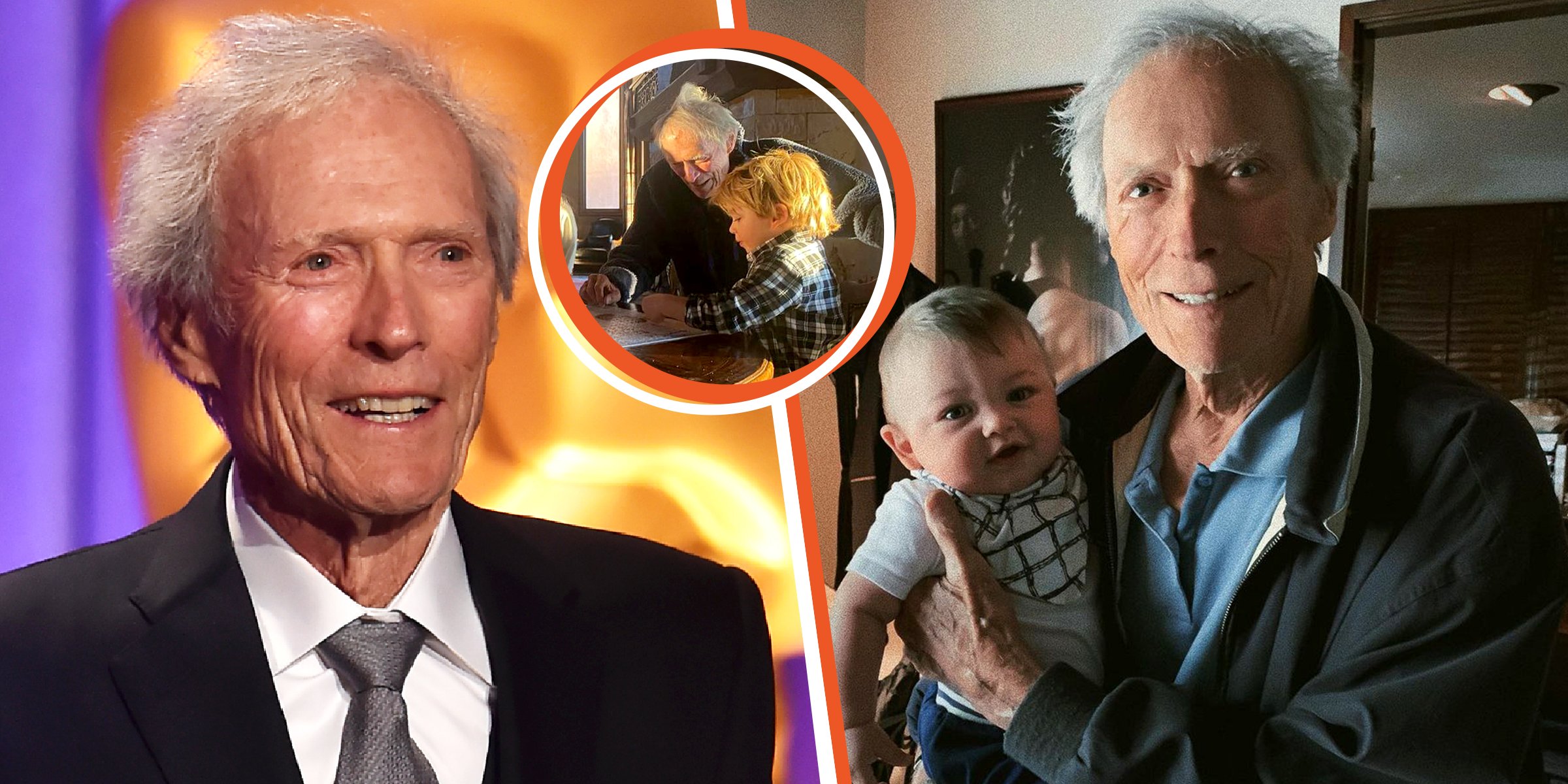 Clint Eastwood, 2018 | Clint Eastwood and One of His Grandsons, 2022 | Clint Eastwood and Titan, 2021 | Source: Instagram.com/francescaeastwood | Getty Images