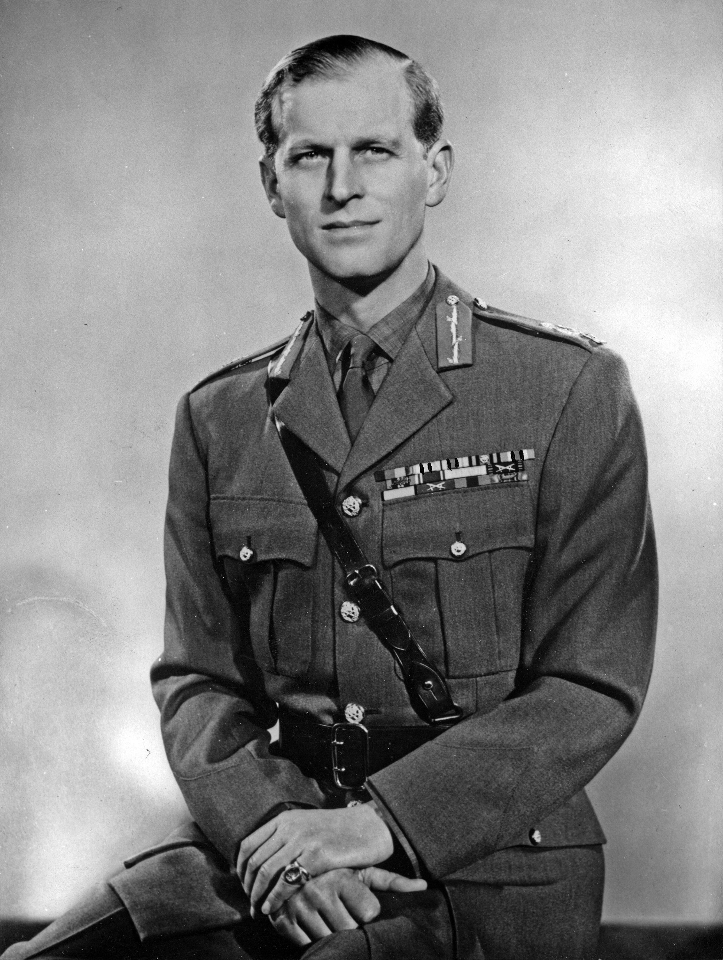 Philip Mountbatten (b1921) duke of Edinburgh, wearing his uniform of Field Marshal of the British Army. | Source: Getty Images