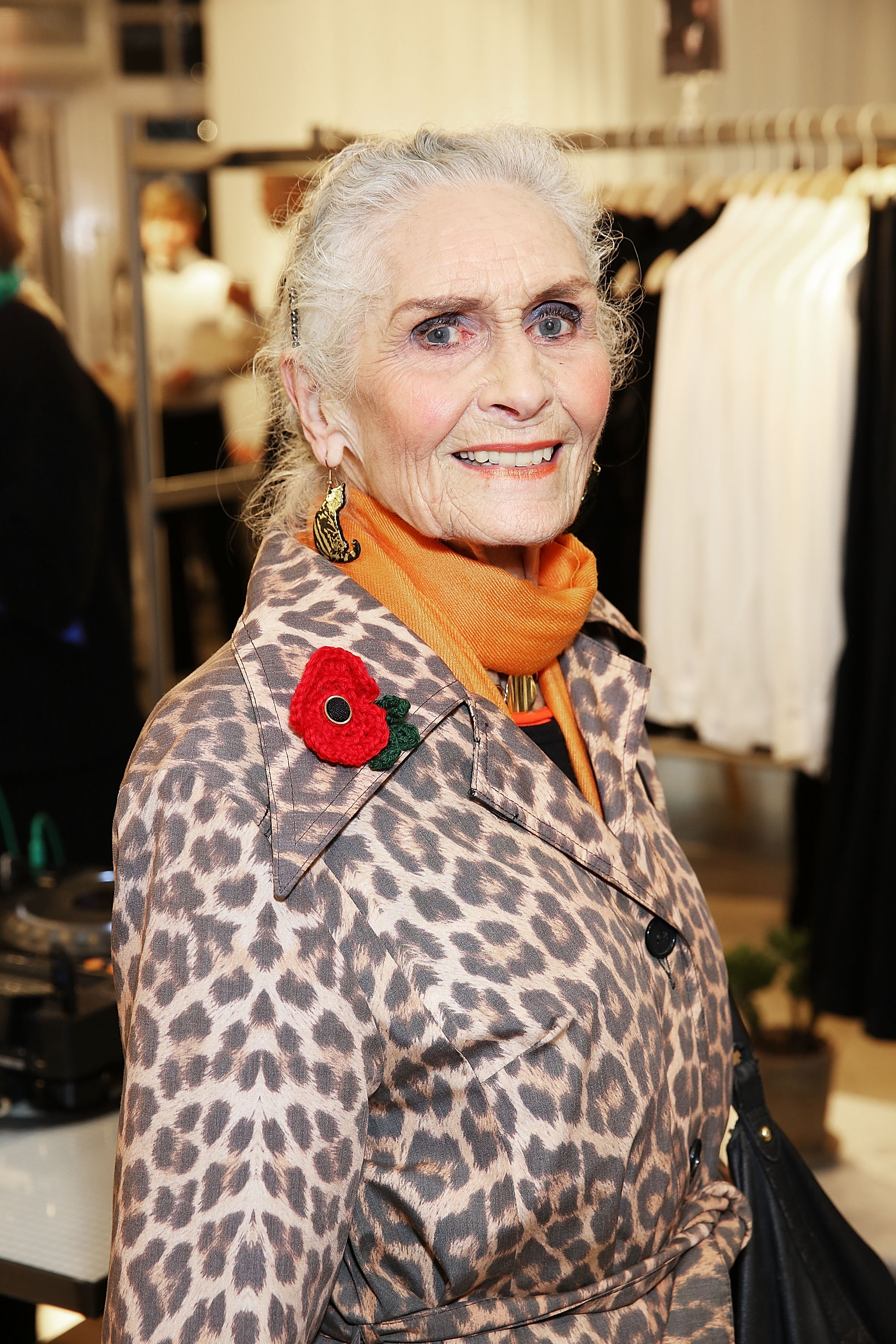 Daphne Selfe attends & Other Stories store opening on Kings Road on November 11, 2015 in London, England | Source: Getty Images