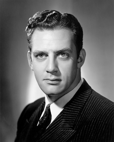 A black and white photo of Raymond Burr, circa 1946. | Source: Getty Images