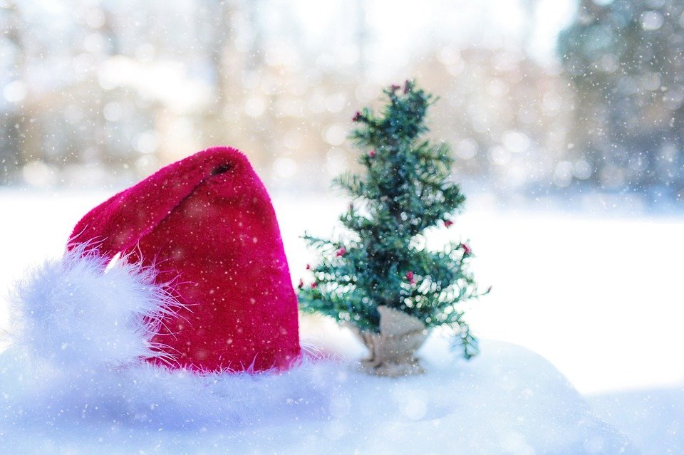 Sombrero de Santa Claus. | Foto: Pixabay