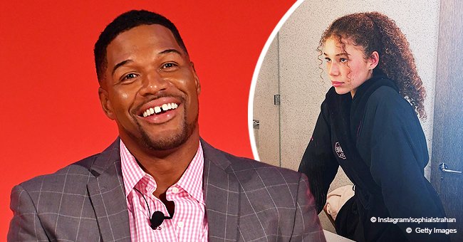 See Michael Strahan's Twin Daughter Show off Her Curly Ponytail as She ...