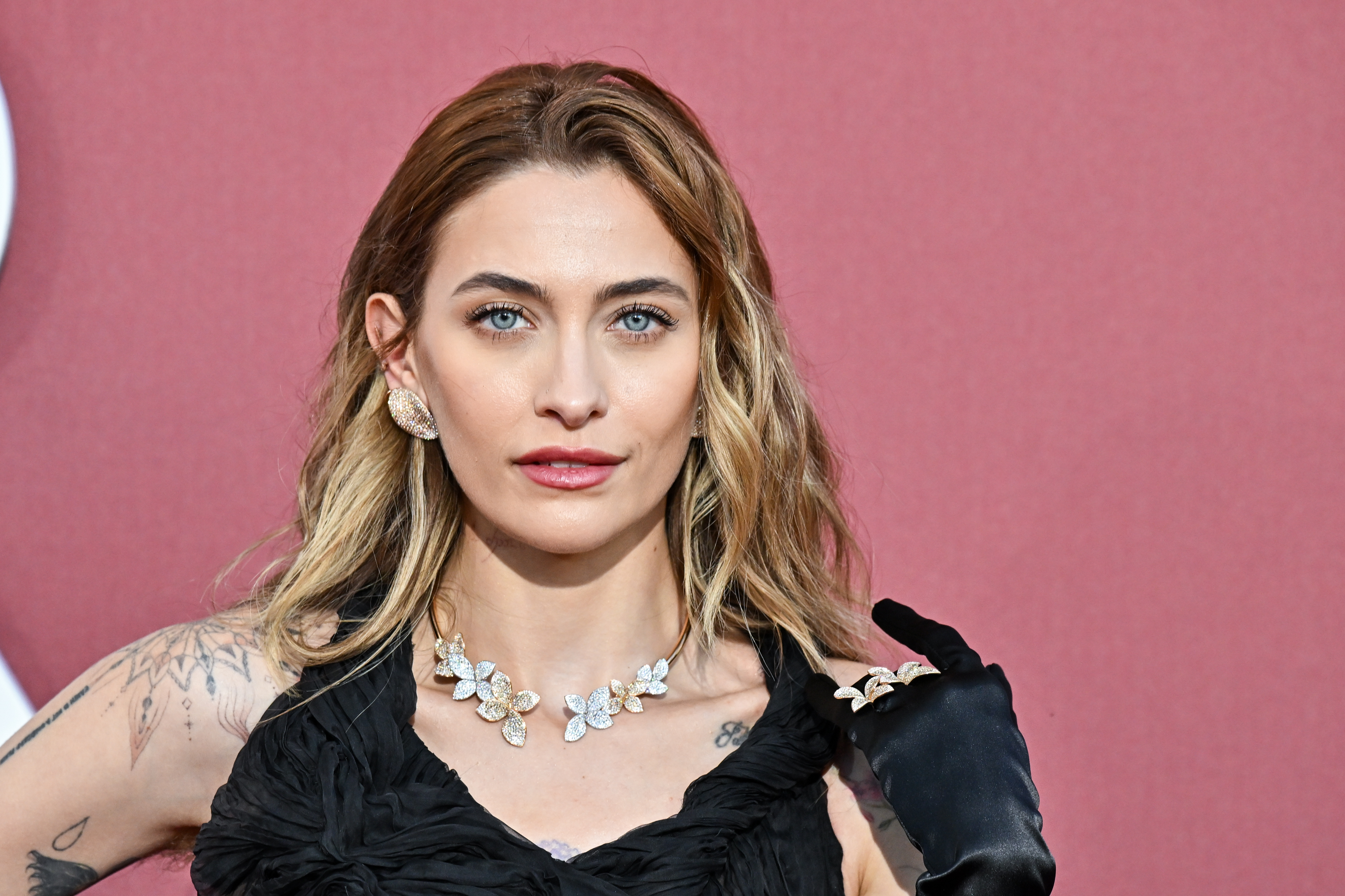 Paris Jackson attends the 30th edition of the amfAR Cannes Gala, presented by Chopard and the Red Sea International Film Festival, at Hotel du Cap-Eden-Roc in Cap d’Antibes, France, on May 23, 2024..