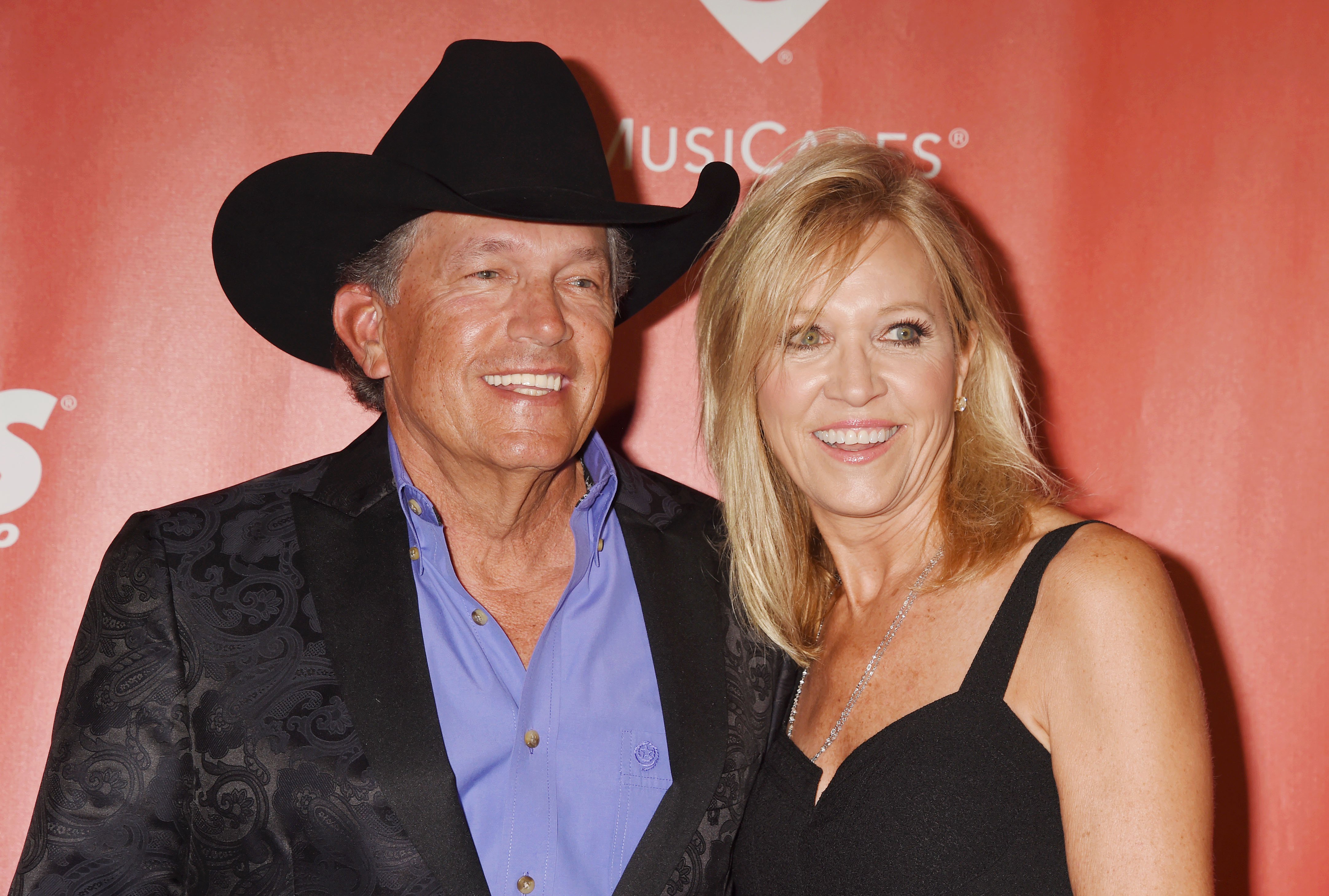 George Strait with his wife, Norma at the Los Angeles Convention Center on February 10, 2017 in Los Angeles, California. ! Source: Getty Images