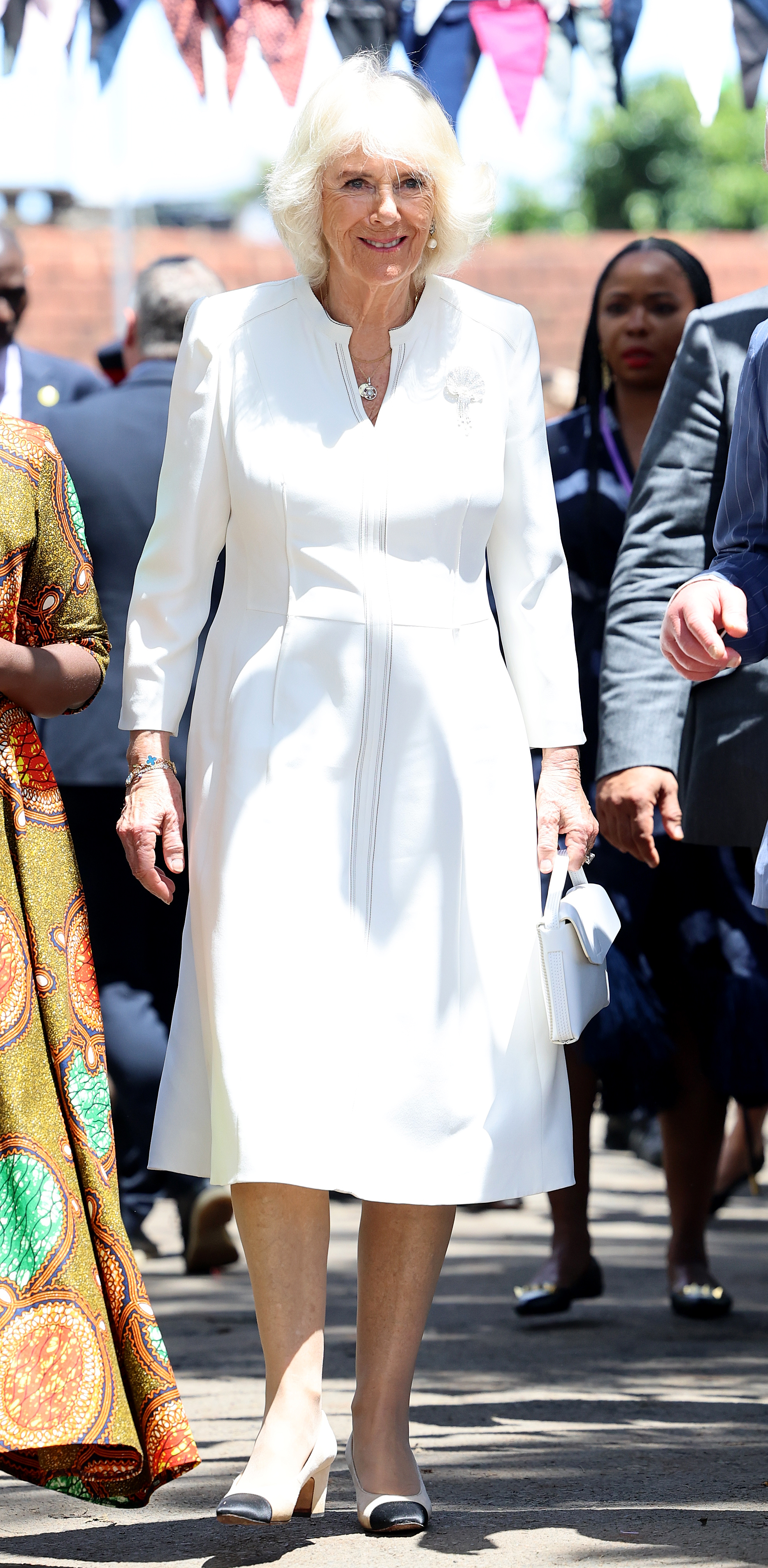 Queen Camilla at Eastlands Library on October 31, 2023 in Nairobi, Kenya | Source: Getty Images
