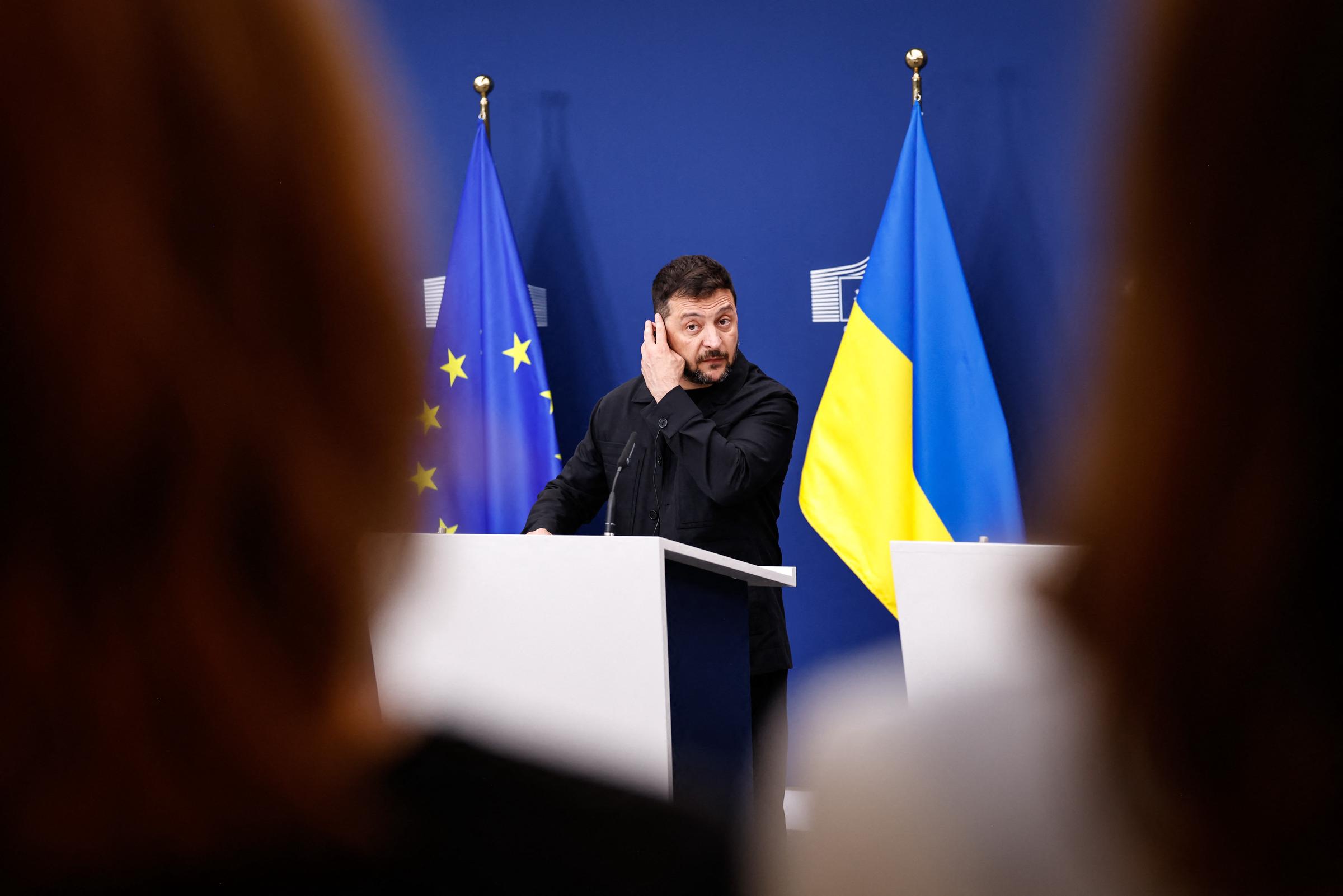 President Volodymyr Zelenskyy attends a joint press conference with European Commission President in Brussels, on August 17, 2025 | Source: Getty Images