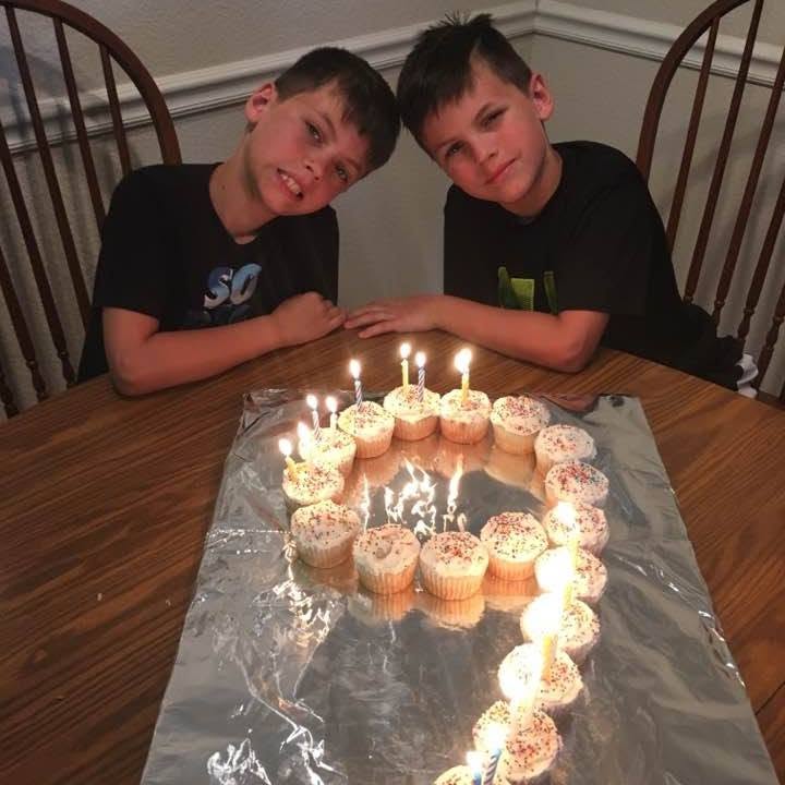 Birthday images became part of the family's public memory of Austin. In the larger story, they quietly remind readers how young both boys still were. | Source: Facebook/Meghan Prall Metcalf