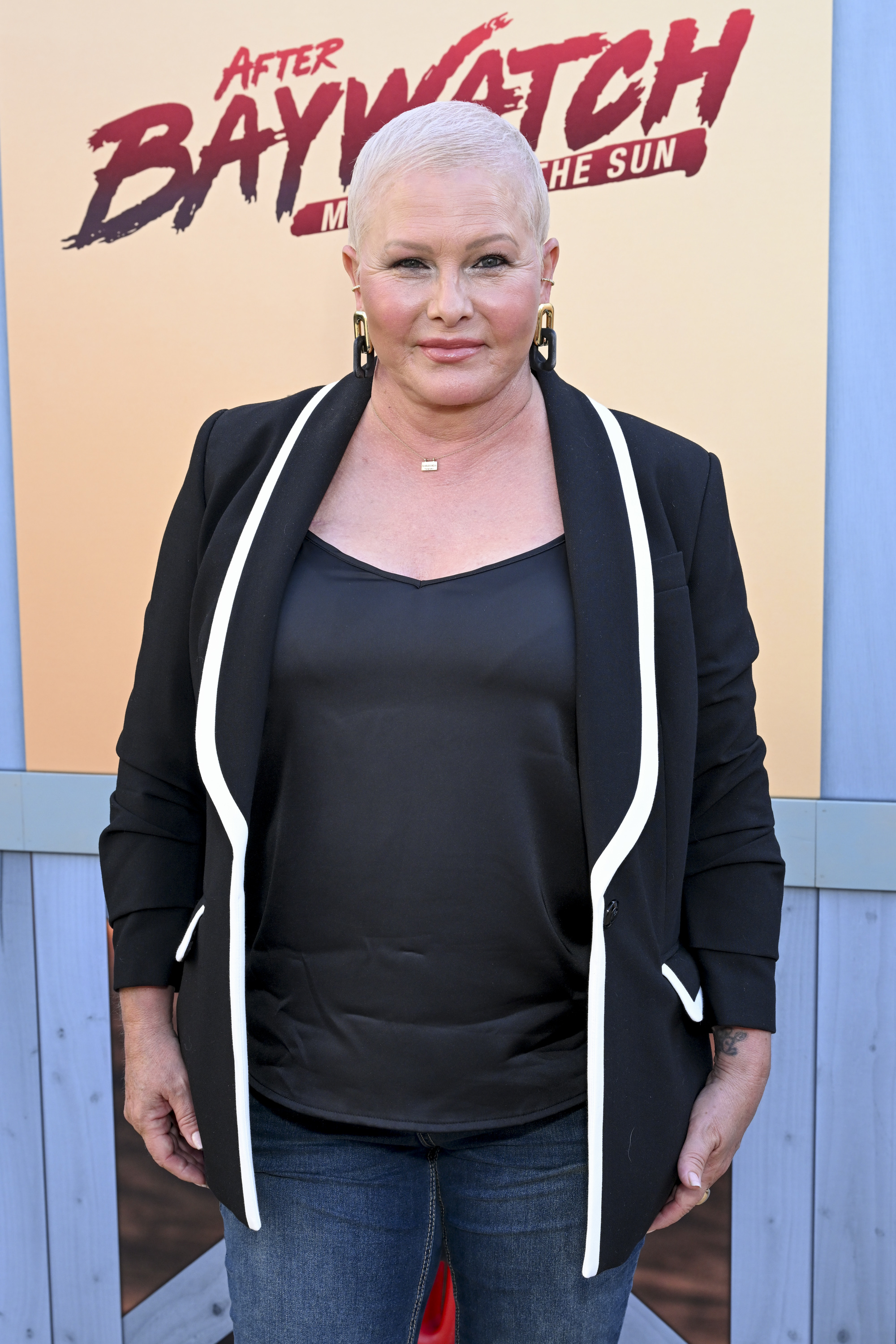 Nicole Eggert attends the premiere of ABC News Studios docuseries "After Baywatch: Moment in the Sun" at The Bungalow on August 26, 2024, in Santa Monica, California. | Source: Getty Images