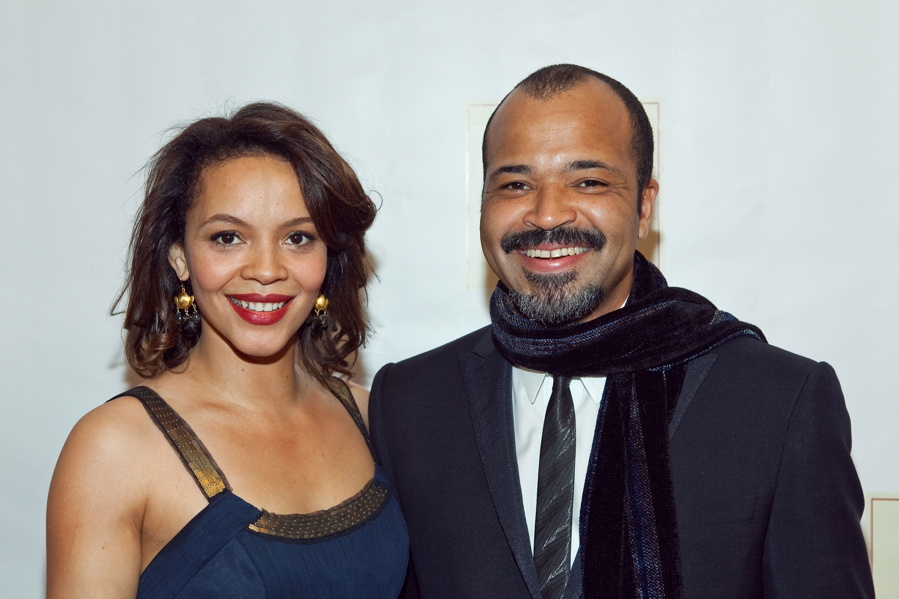 Carmen Ejogo and her husband Jeffrey Wright arrive at the reopening celebration at Ford's Theatre on February 11, 2009 in Washington, DC | Source: Getty Images