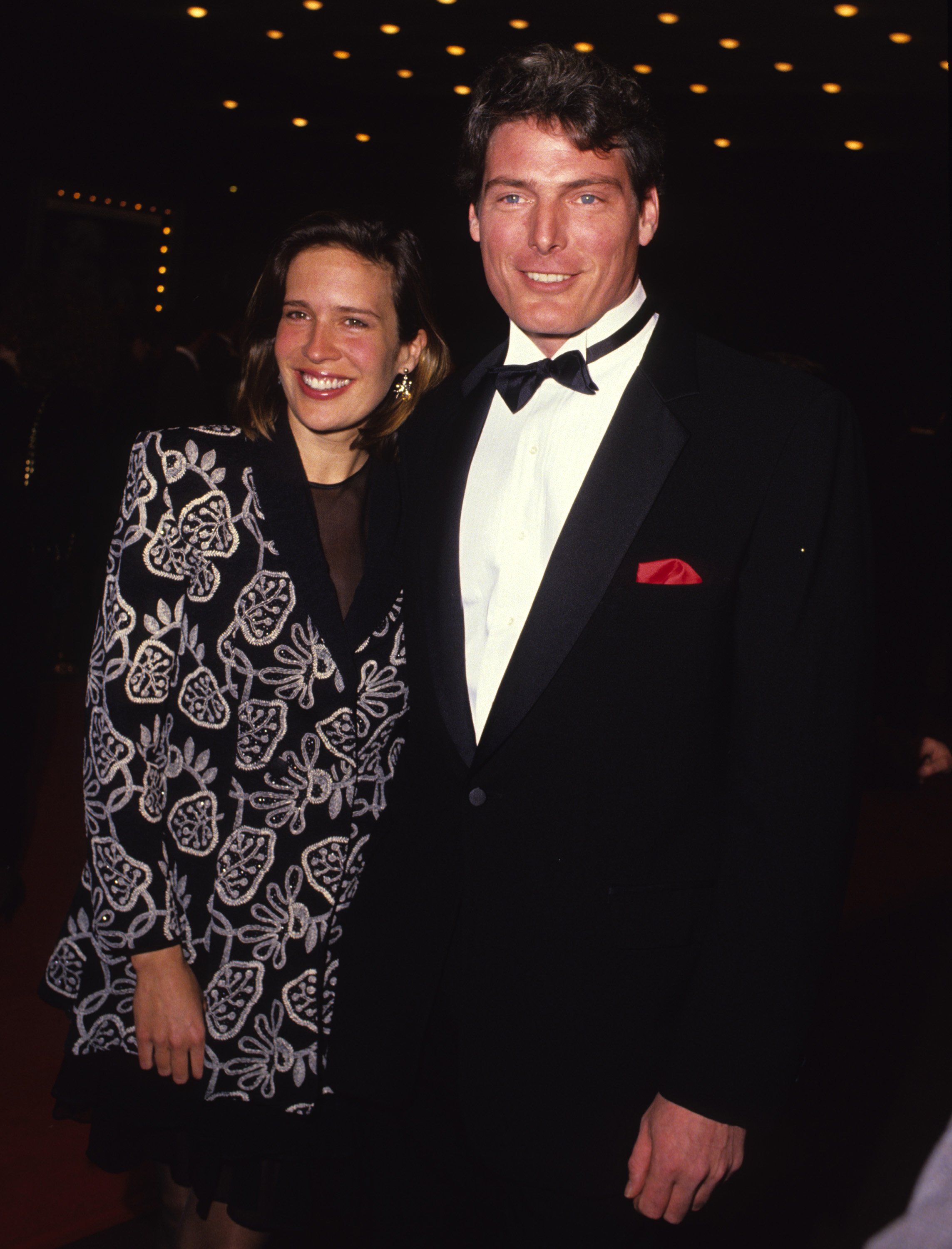 Christopher Reeve and Wife Dana during Christopher Reeve File Photos in Los Angeles, California, United States | Source: Getty Images