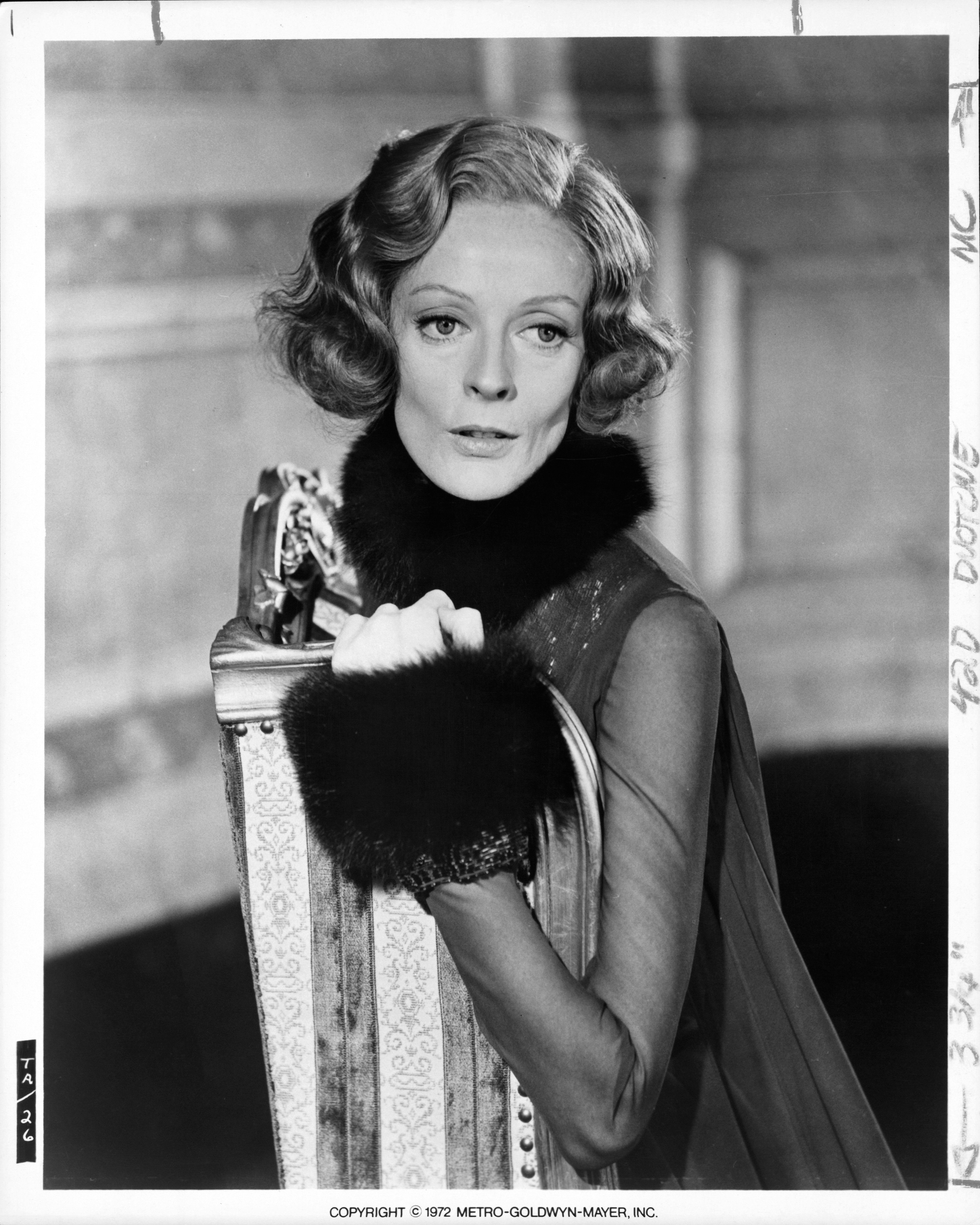 Maggie Smith photographed in 1972 | Source: Getty Images 