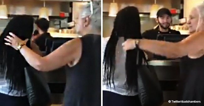 White woman almost caught the fade for touching a Black stranger’s hair in viral video 