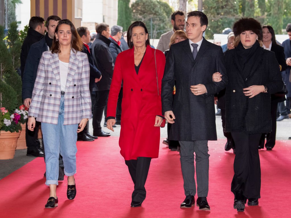 Louis Ducruet et Camille Gottlieb en compagnie de leur mère et de leur sœur Pauline Ducruet | photo : Getty Images
