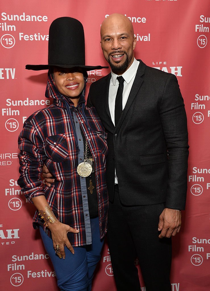 Erykah Badu and Common photographed backstage at the Celebration of Music in Film event during the 2015 Sundance Film Festival in Utah. | Photo: Getty Images