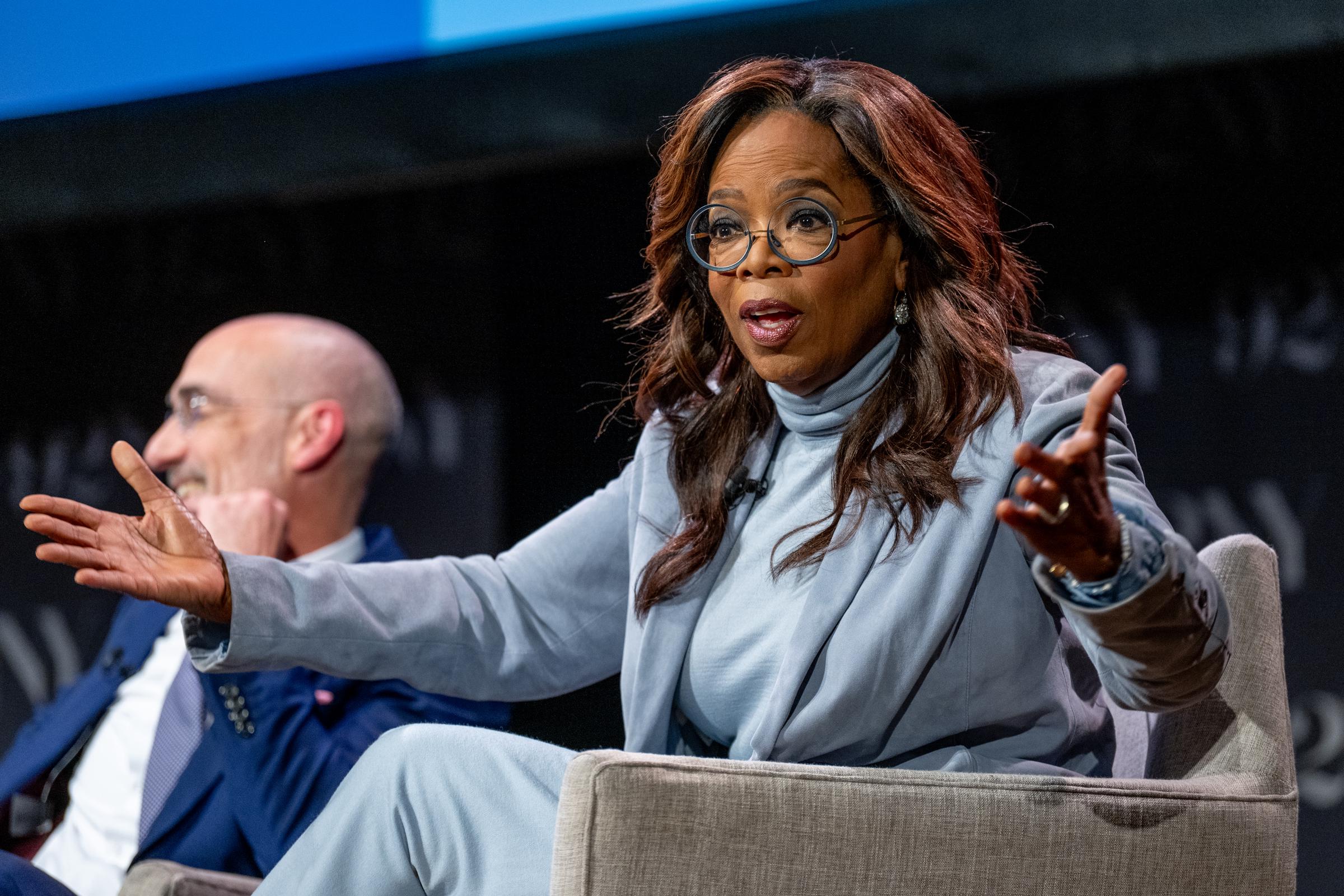 Oprah Winfrey during the "Build The Life You Want" in New York City on September 12, 2023 | Source: Getty Images