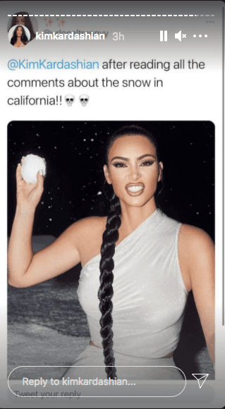 Kim Kardashian's fans reacted to her weather mistake by making funny memes, 2021. | Photo: Instagram/kimkardashian