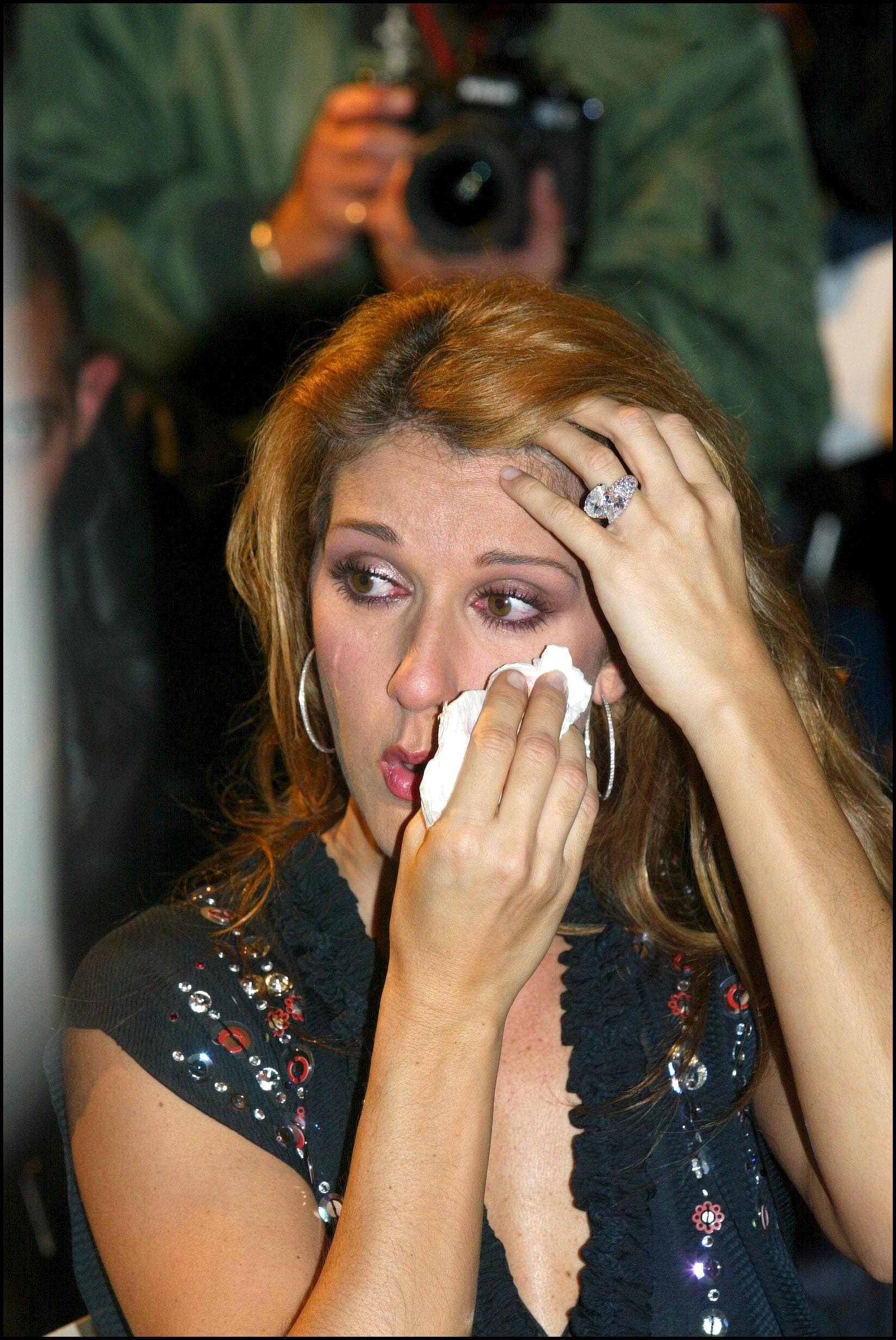 Celine Dion in Brüssel, Belgien am 21. Oktober 2002 | Quelle: Getty Images