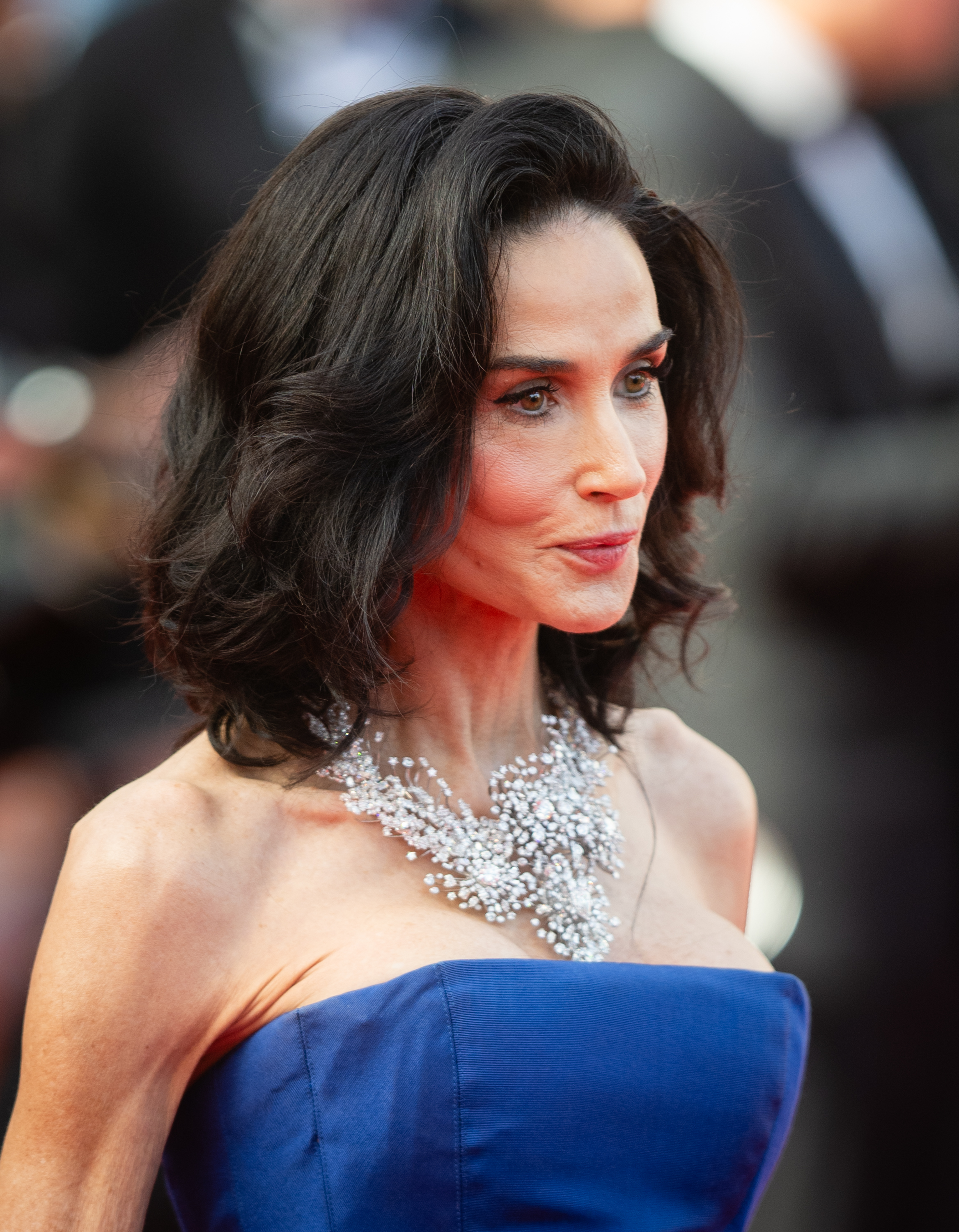 Demi Moore attends the "La Bola Negra" screening during the 79th annual Cannes Film Festival at Palais des Festivals on May 21, 2026 in France. | Source: Getty Images