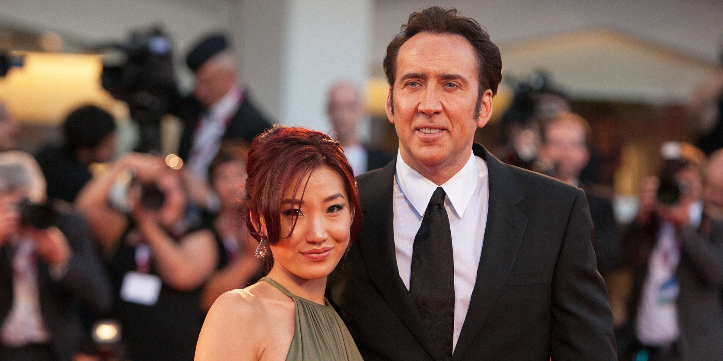 Nicolas Cage and Alice Kim | Source: Getty Images 