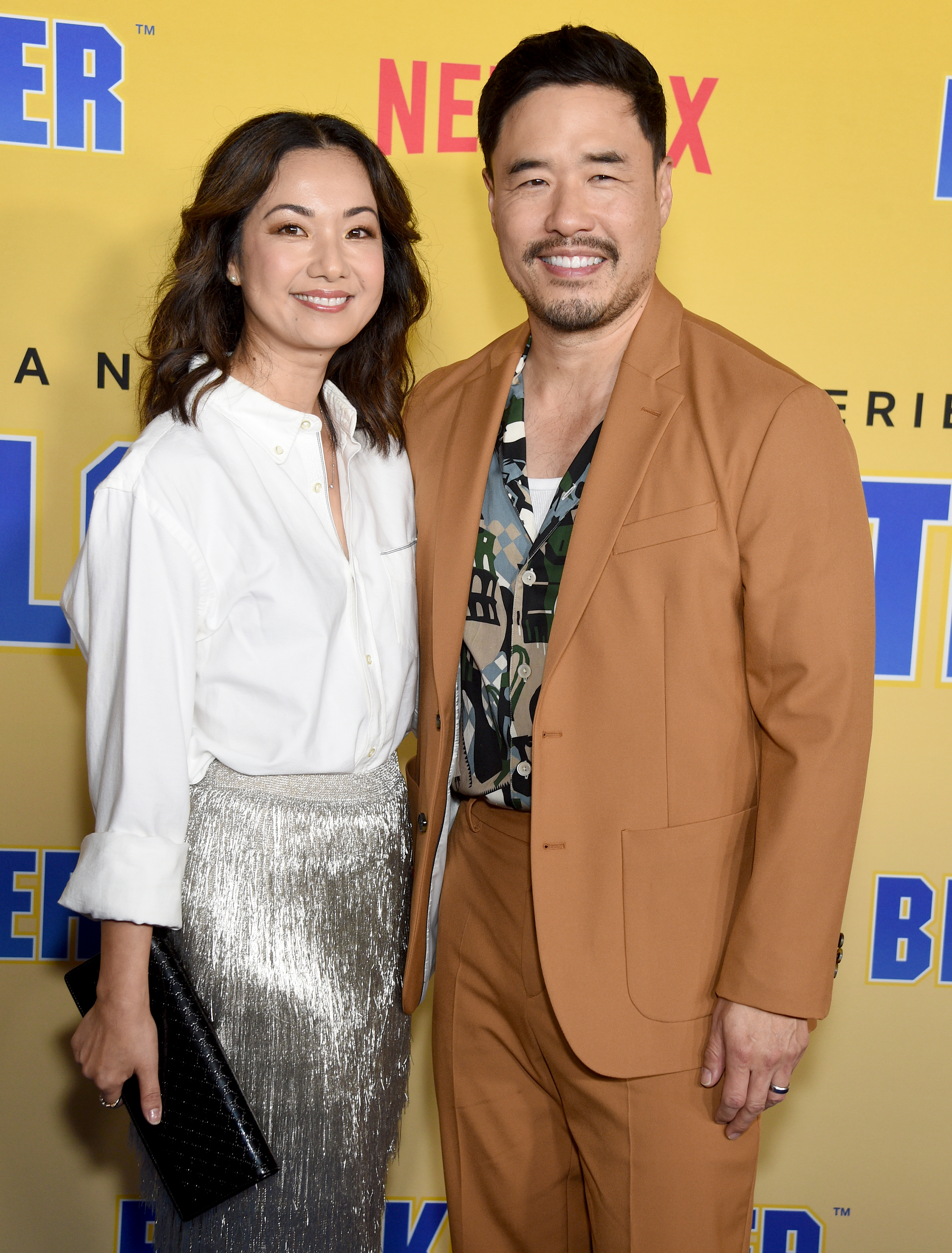 Jae Suh Park and Randall Park attend the premiere of Netflix's "Blockbuster" at Netflix Tudum Theater on October 27, 2022, in Los Angeles, California. | Source: Getty Images