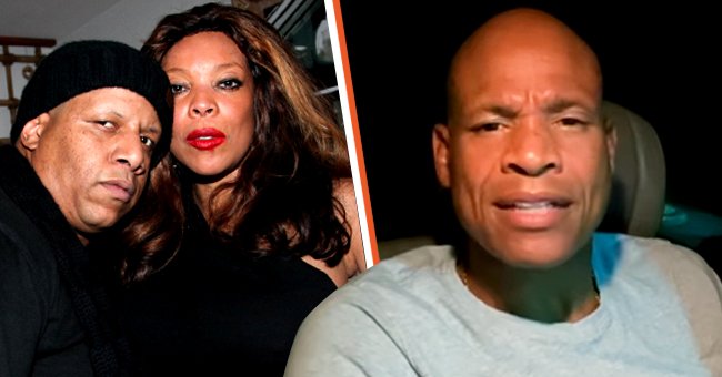Left: Wendy Williams and her ex-husband Kevin Hunter | Photo: Getty Images.  Right: Wendy's brother Tommy | Photo: YouTube.com/Tommy Williams