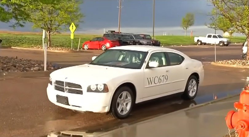 Picture of the late Deputy Sam Brownlee's squad car | Source: Youtube/Denver7 – The Denver Channel