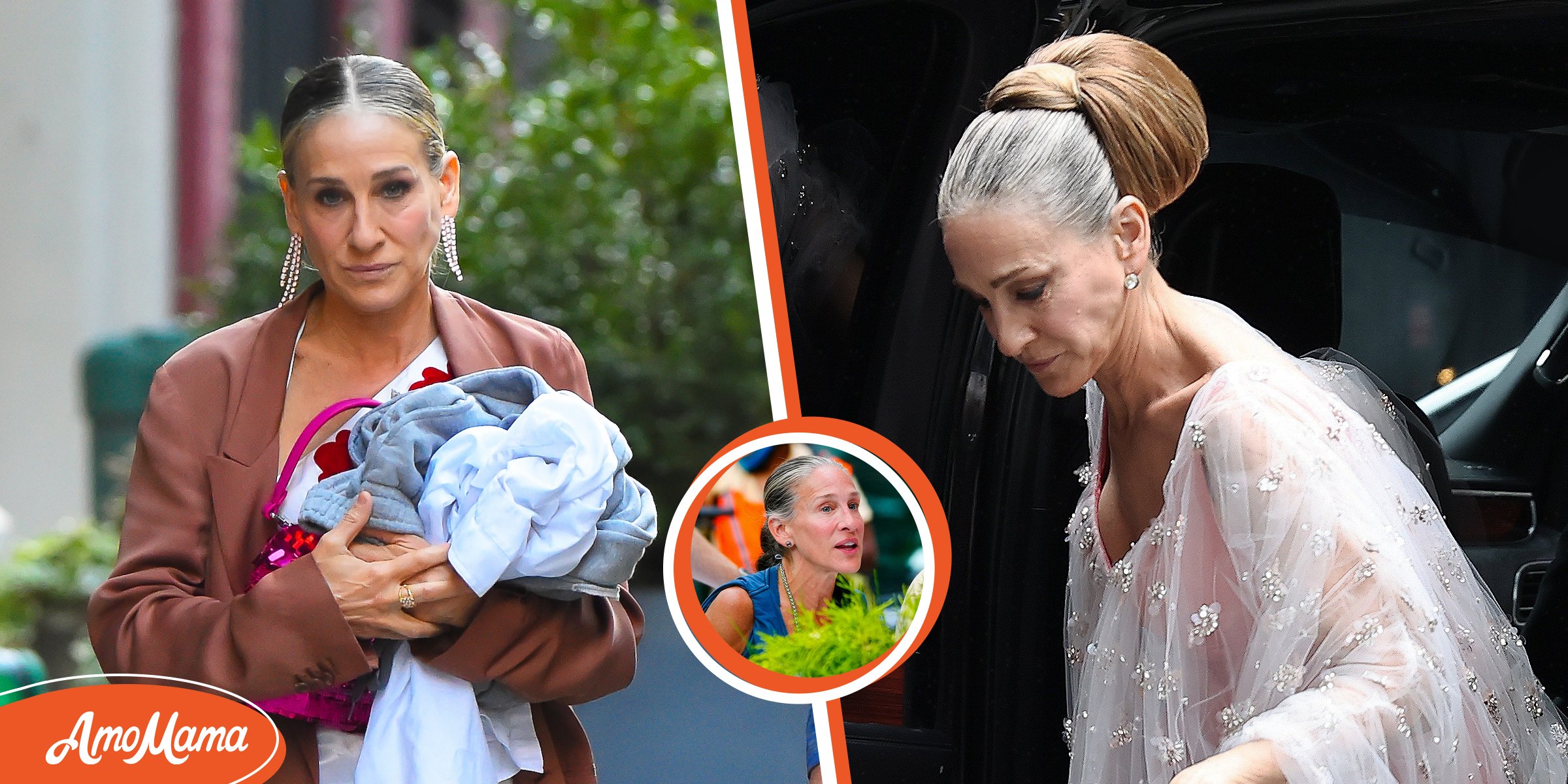 Sarah Jessica Parker Spotted with Natural Look & Forced to Defend Her Gray  Hair after Online Criticism