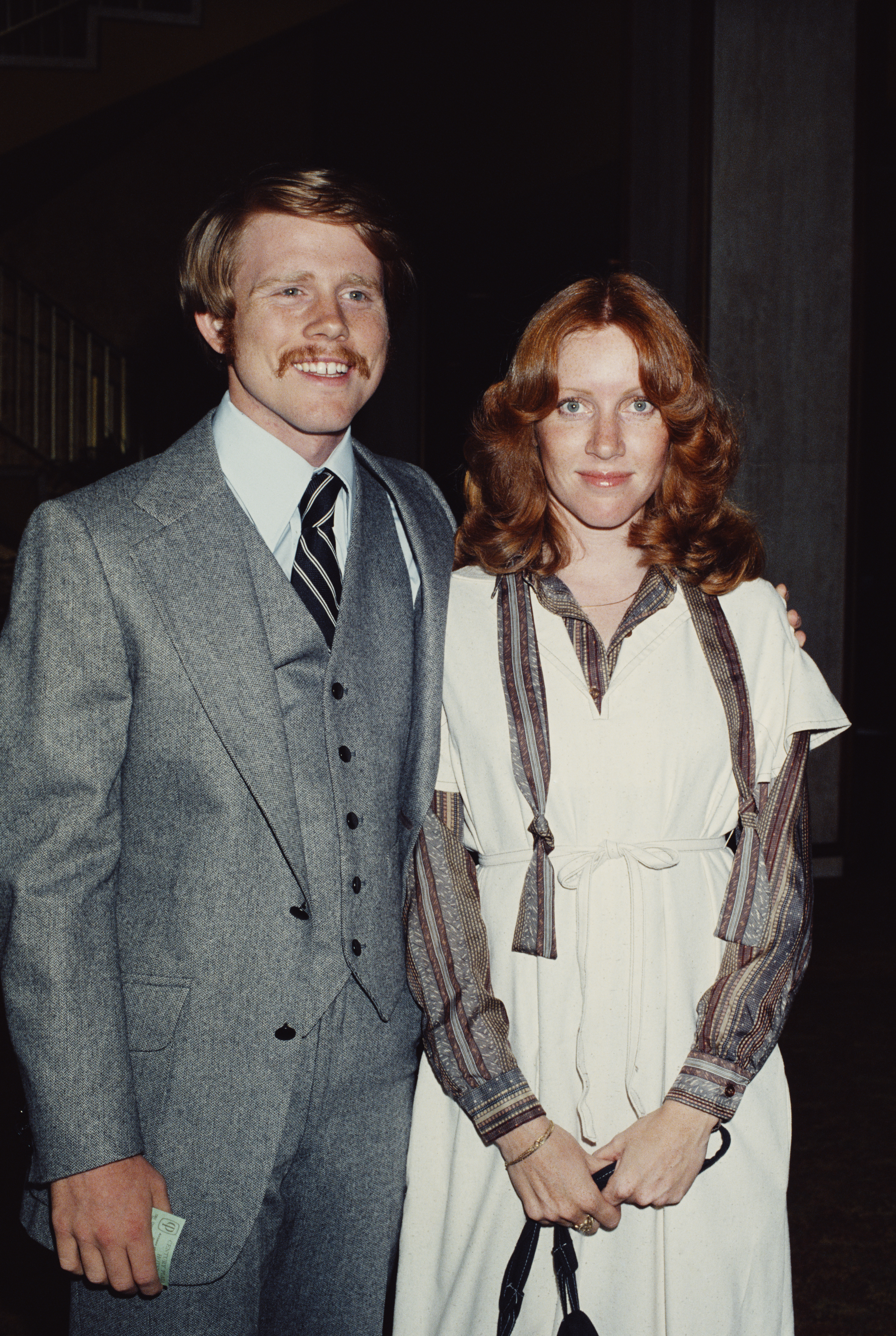 American actor and director Ron Howard with his wife Cheryl, circa 1980. | Source: Getty Images