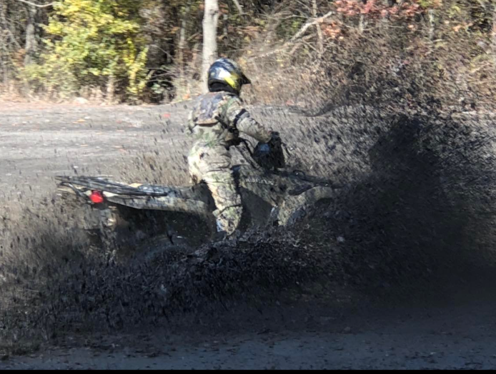 Camden Trail on his motorbike dated, April 6, 2022 | Source: Facebook/Stephanie Trail