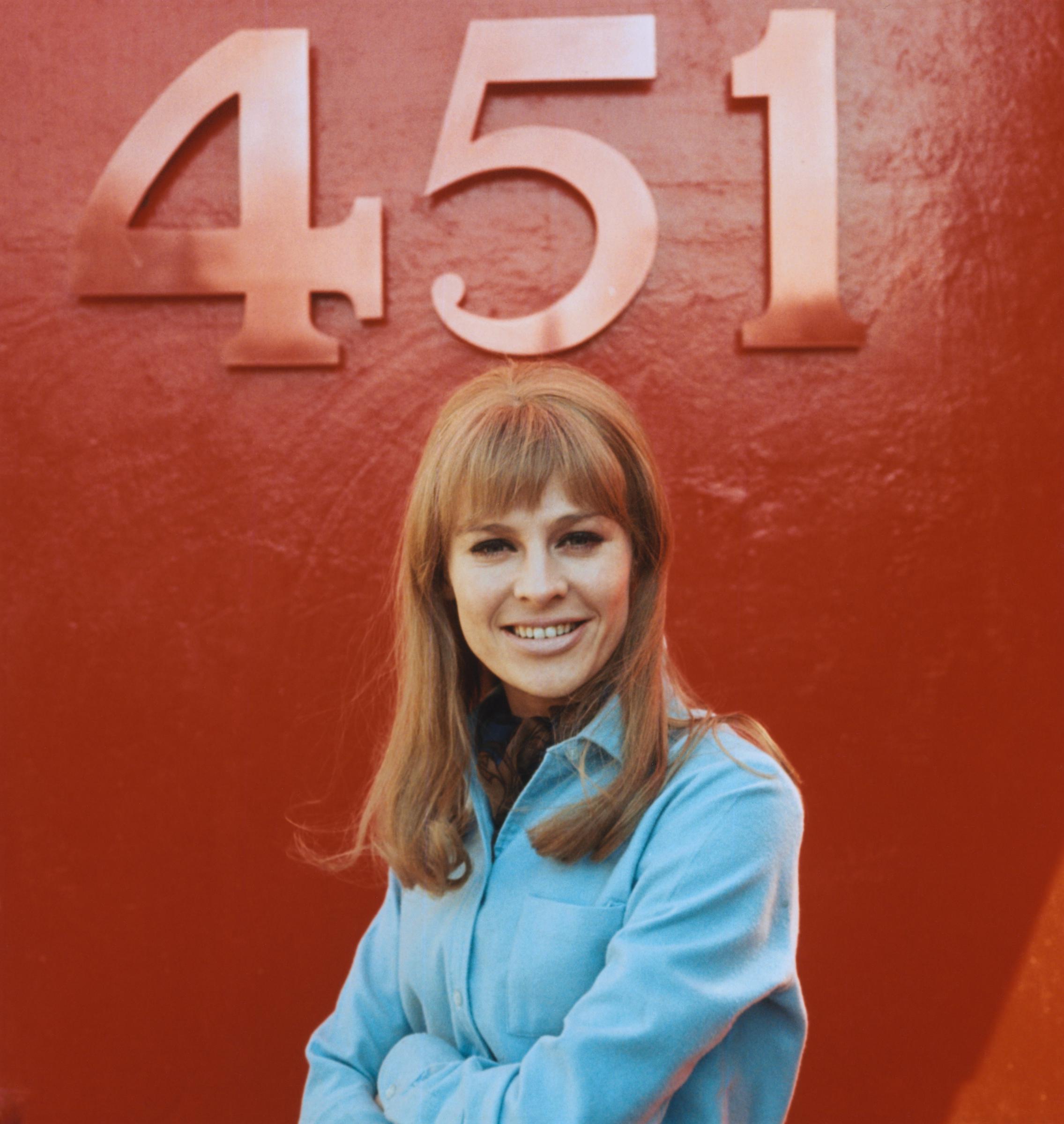 The talented actress pictured on the set of "Fahrenheit 451" in 1966 | Source: Getty Images