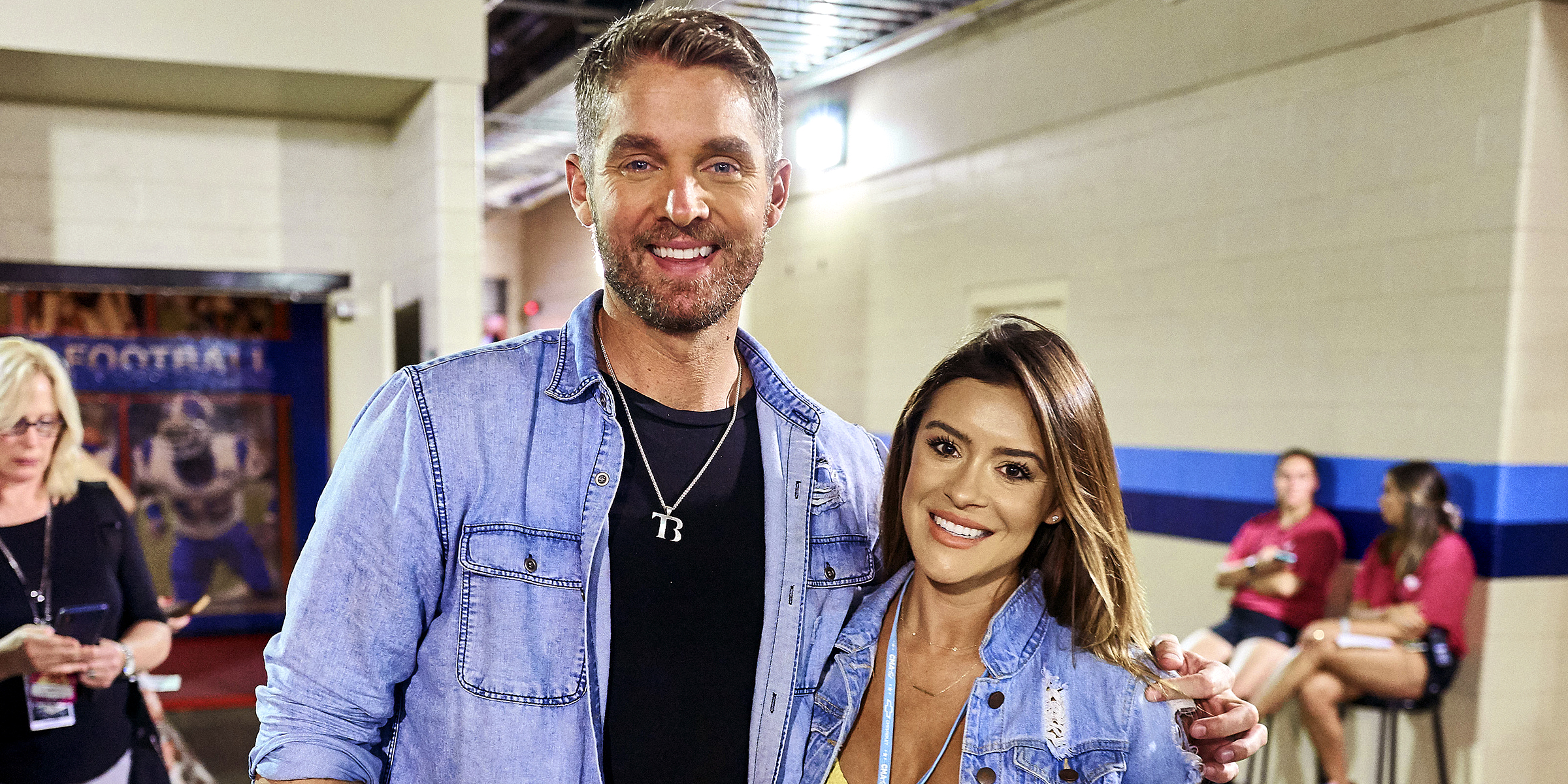 Brett Young and Taylor Mills | Source: Getty Images