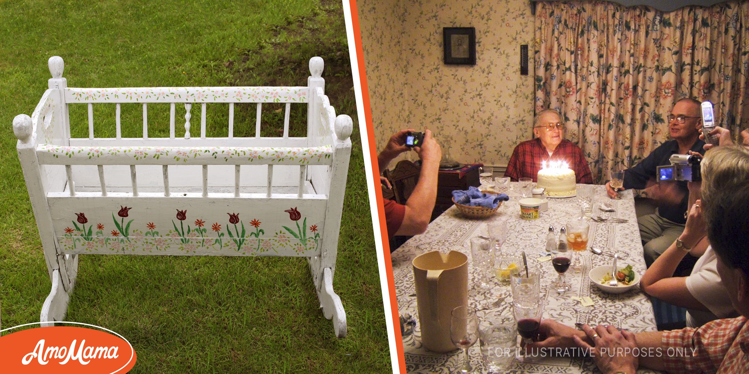 A crib | A family gathering | Source: Getty Images