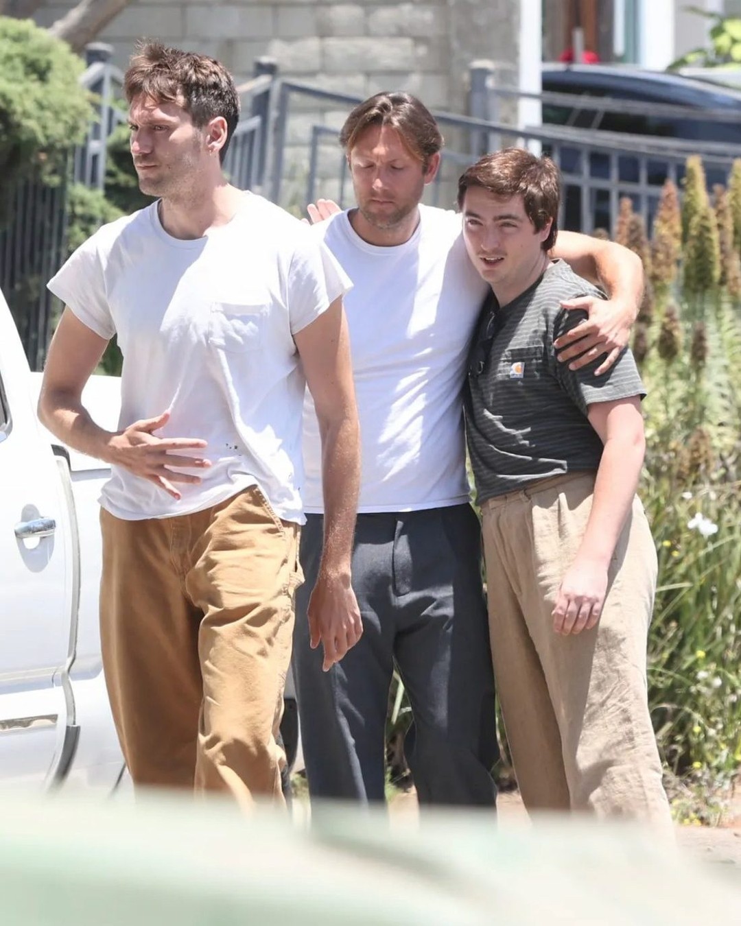 Michael Madsen's sons spotted outside his home in Malibu, California, dated July, 2025 | Source: Instagram/tmz_tv
