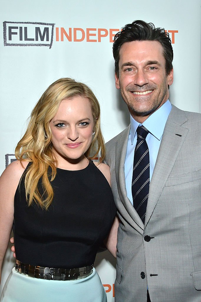 Elisabeth Moss and Jon Hamm attend the Film Independent Special Screening of "Mad Men" at The Ace Hotel Theater on May 17, 2015 | Photo: Getty Images