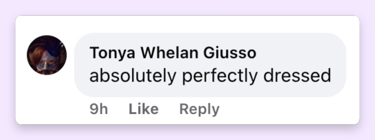 A netizen's comment about Melania Trump and Queen Camilla's matching looks at the state arrival event on April 28, 2026 | Source: Facebook/Kate Collins