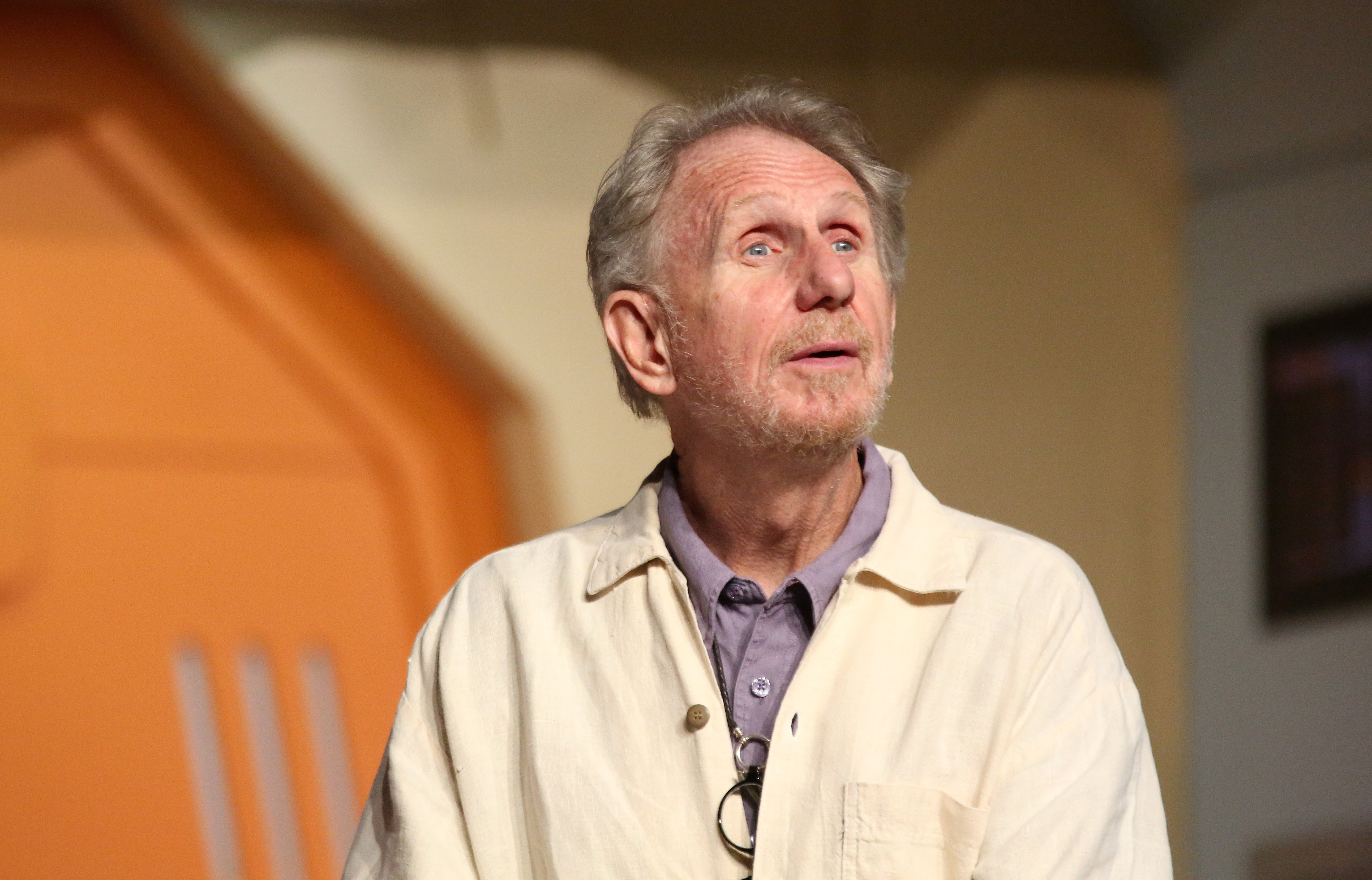Rene Auberjonois at  the "Star Trek: Deep Space Nine Favorites" panel at the 14th annual official Star Trek convention on August 7, 2015 in Las Vegas. | Source: Getty Image