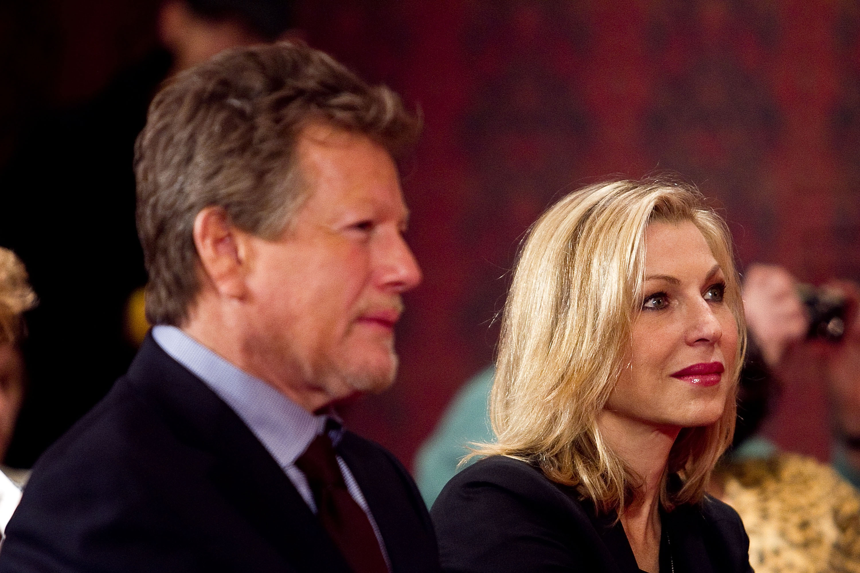 Ryan O'Neal and his daughter Tatum O'Neal in Washington D.C in 2009 | Source: Getty Images